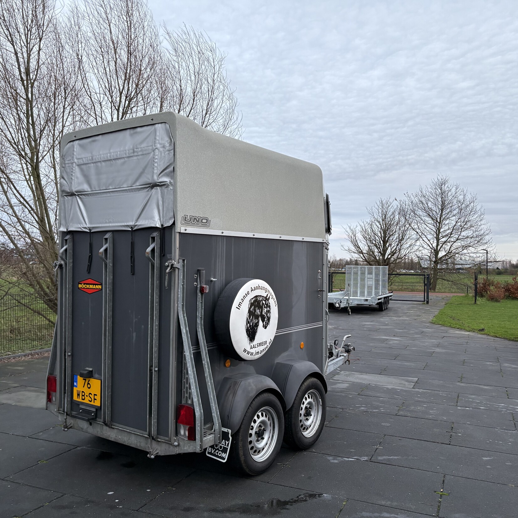 bockmann UNO in zeer goede staat 1,5 paards paardentrailer