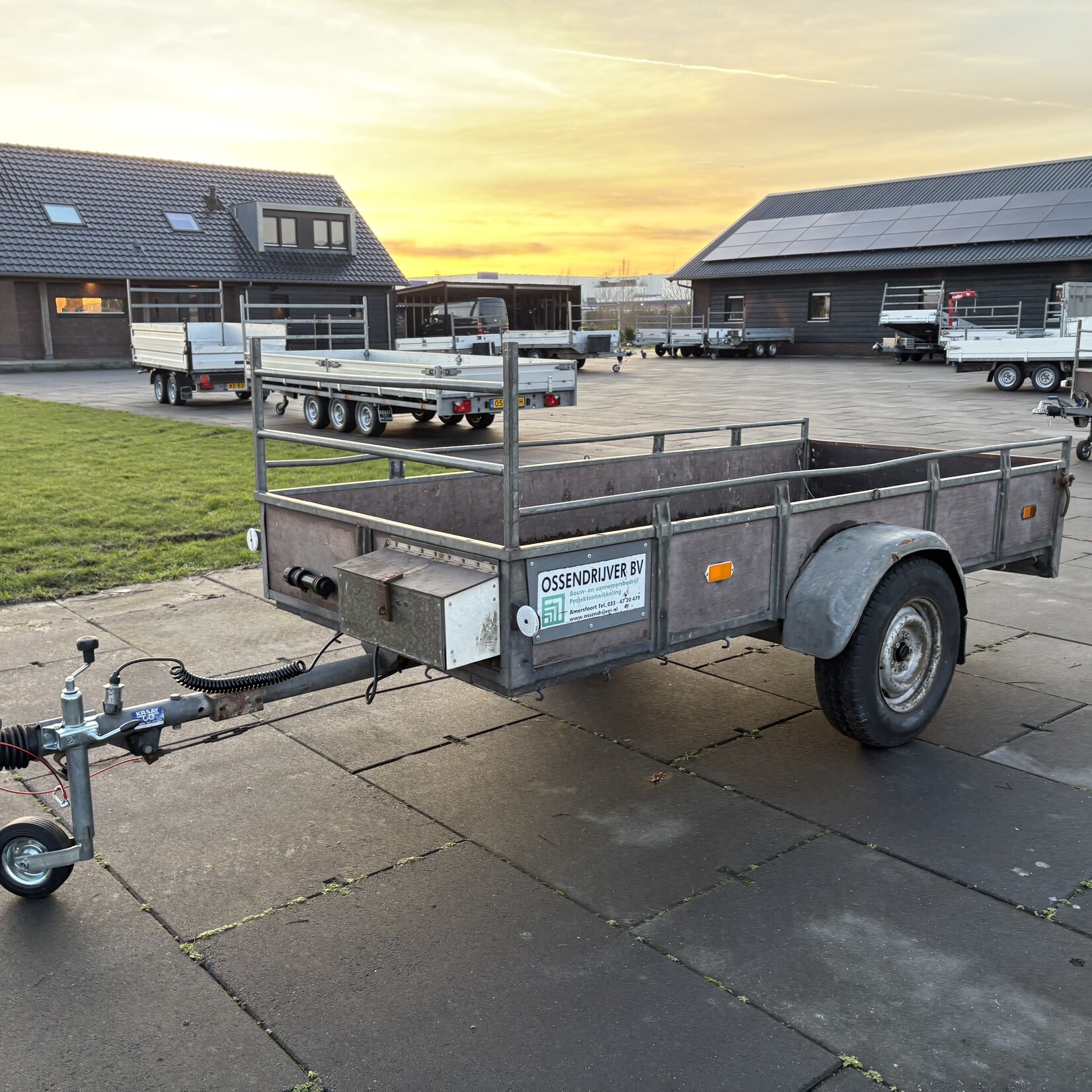 bakwagen enkelas 300 x 130 cm