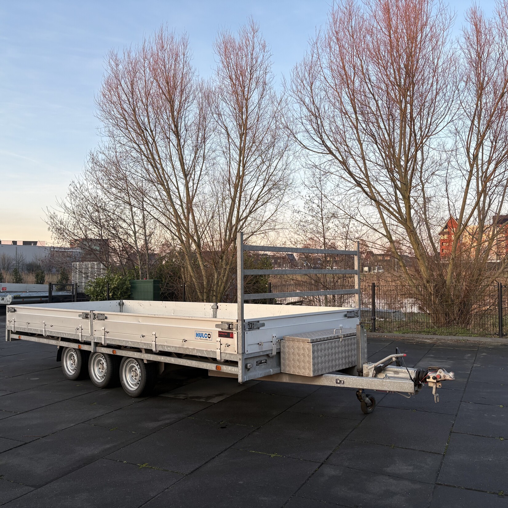Hulco Plateauwagen 500 x 200 cm 3-asser