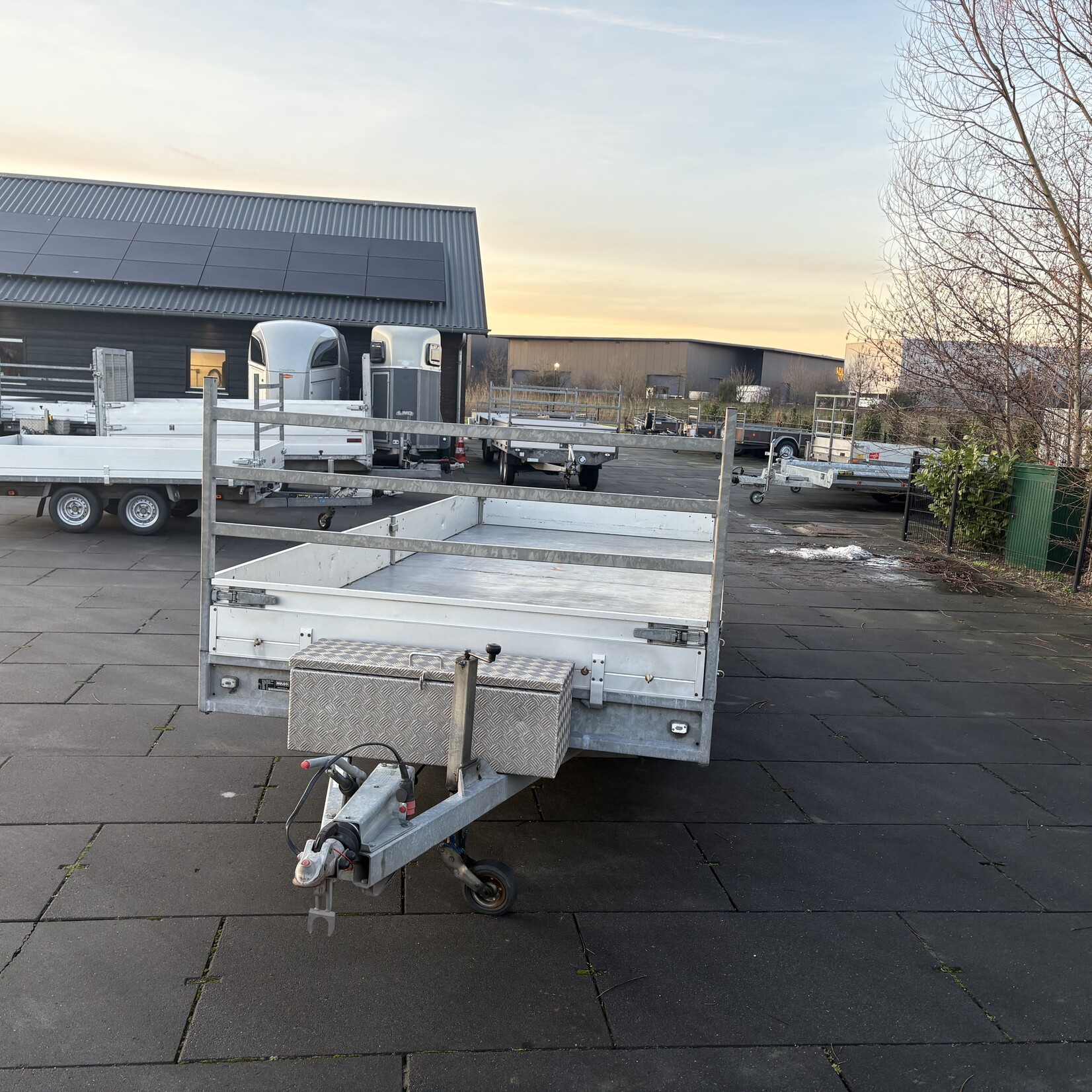 Hulco Plateauwagen 500 x 200 cm 3-asser