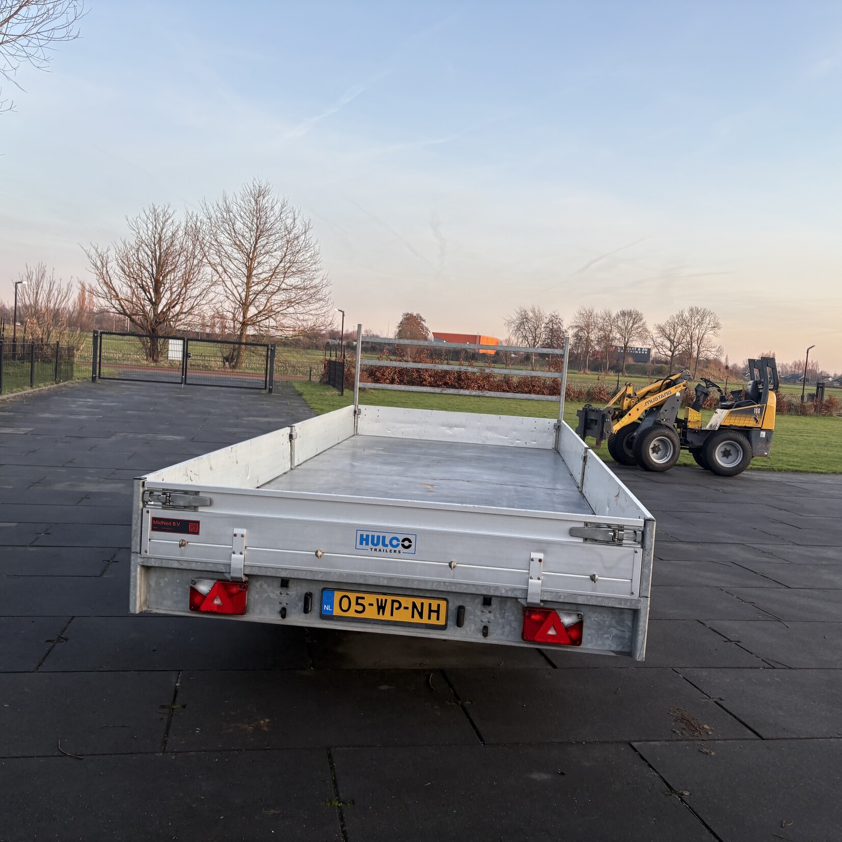 Hulco Plateauwagen 500 x 200 cm 3-asser