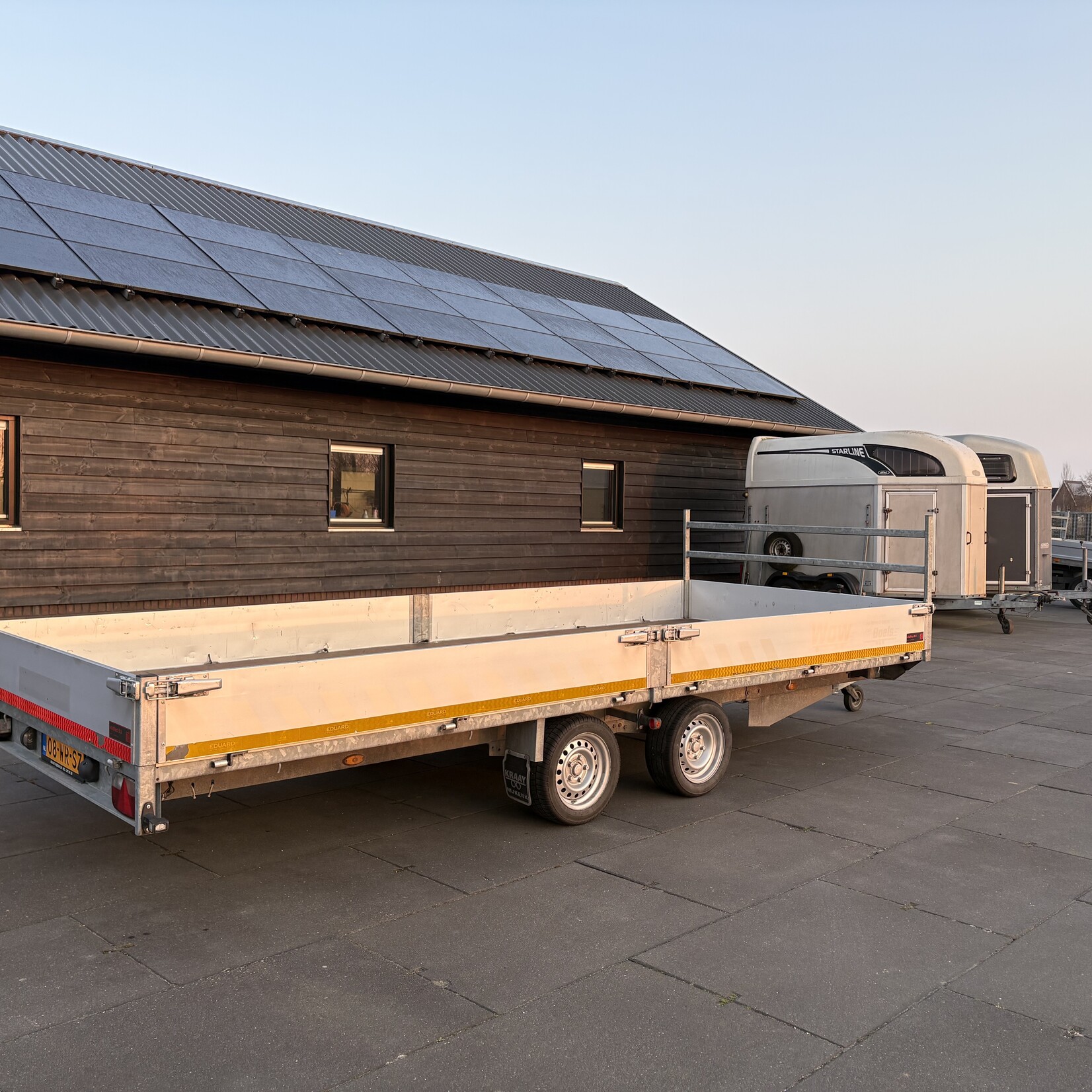 Eduard plateauwagen 500 x 200 cm 3000 kg