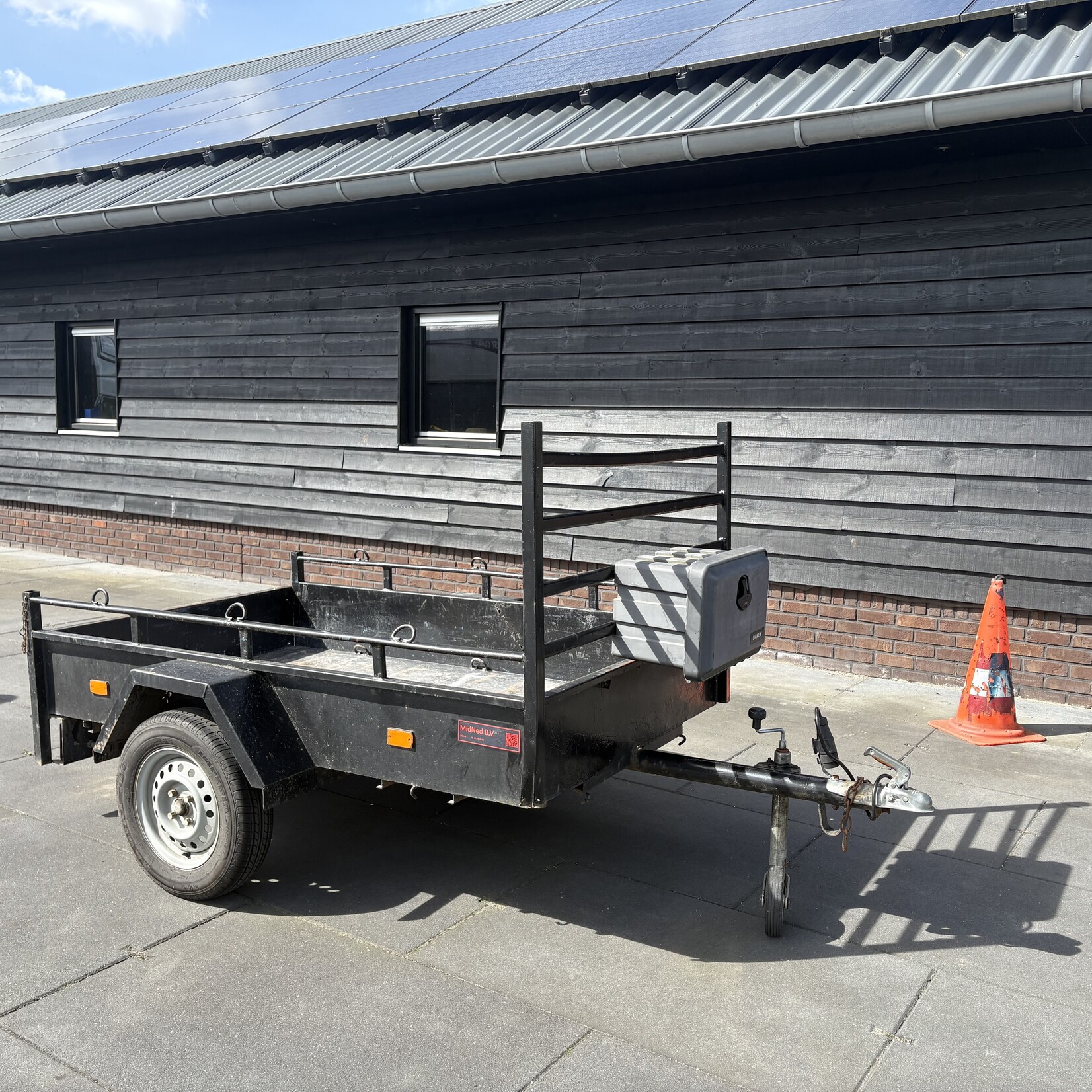 Bakwagen staal volldeig 205 x 120 cm