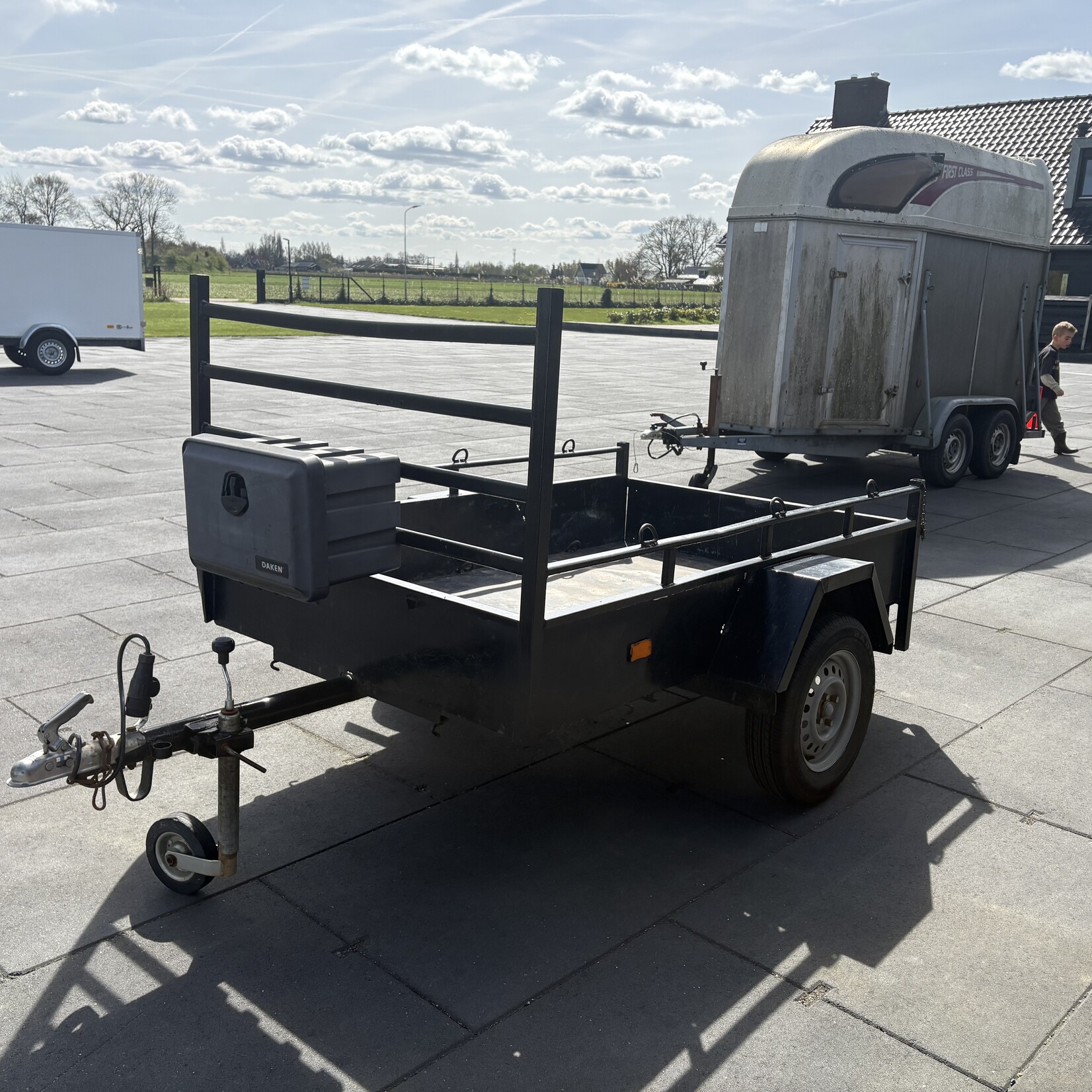 Bakwagen staal volledig  205 x 120 cm