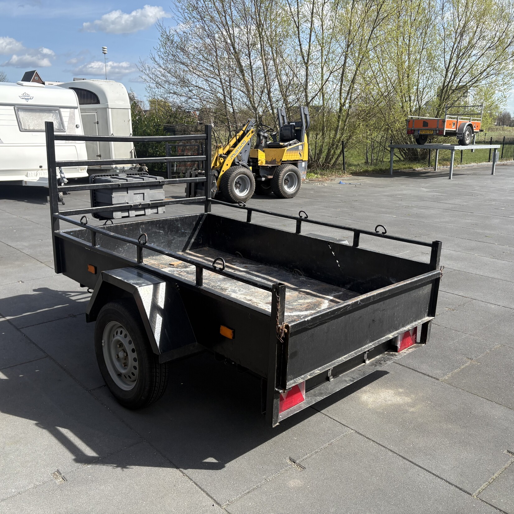 Bakwagen staal volldeig 205 x 120 cm