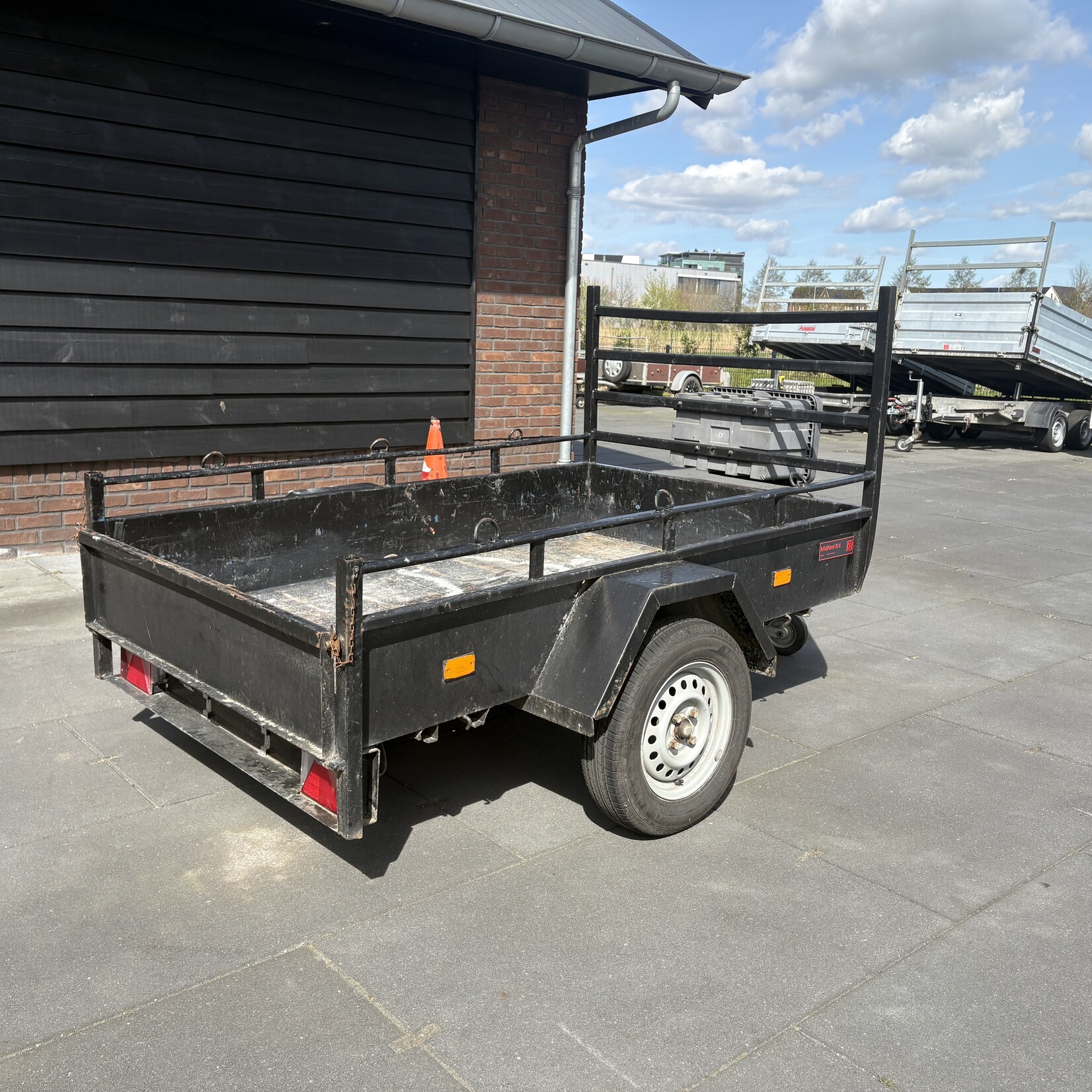 Bakwagen staal volledig  205 x 120 cm
