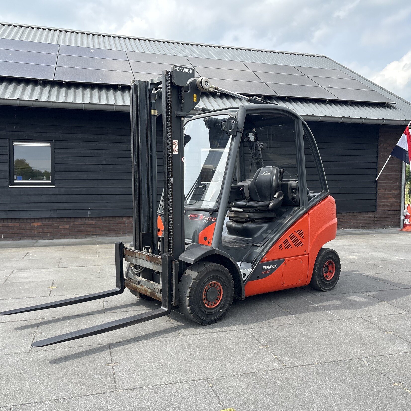Linde H20D Duplo met Side shift BJ 2015