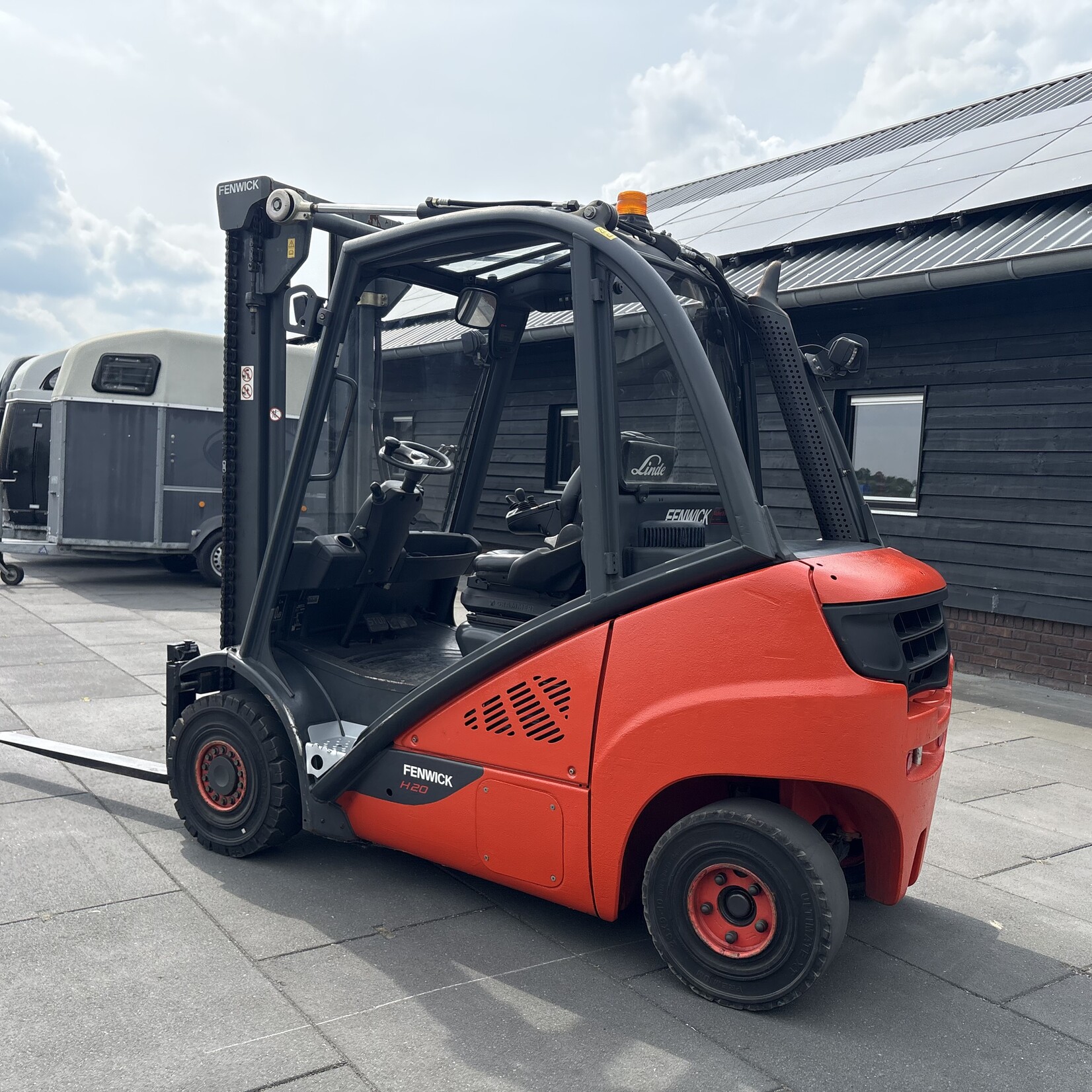 Linde H20D Duplo met Side shift BJ 2015