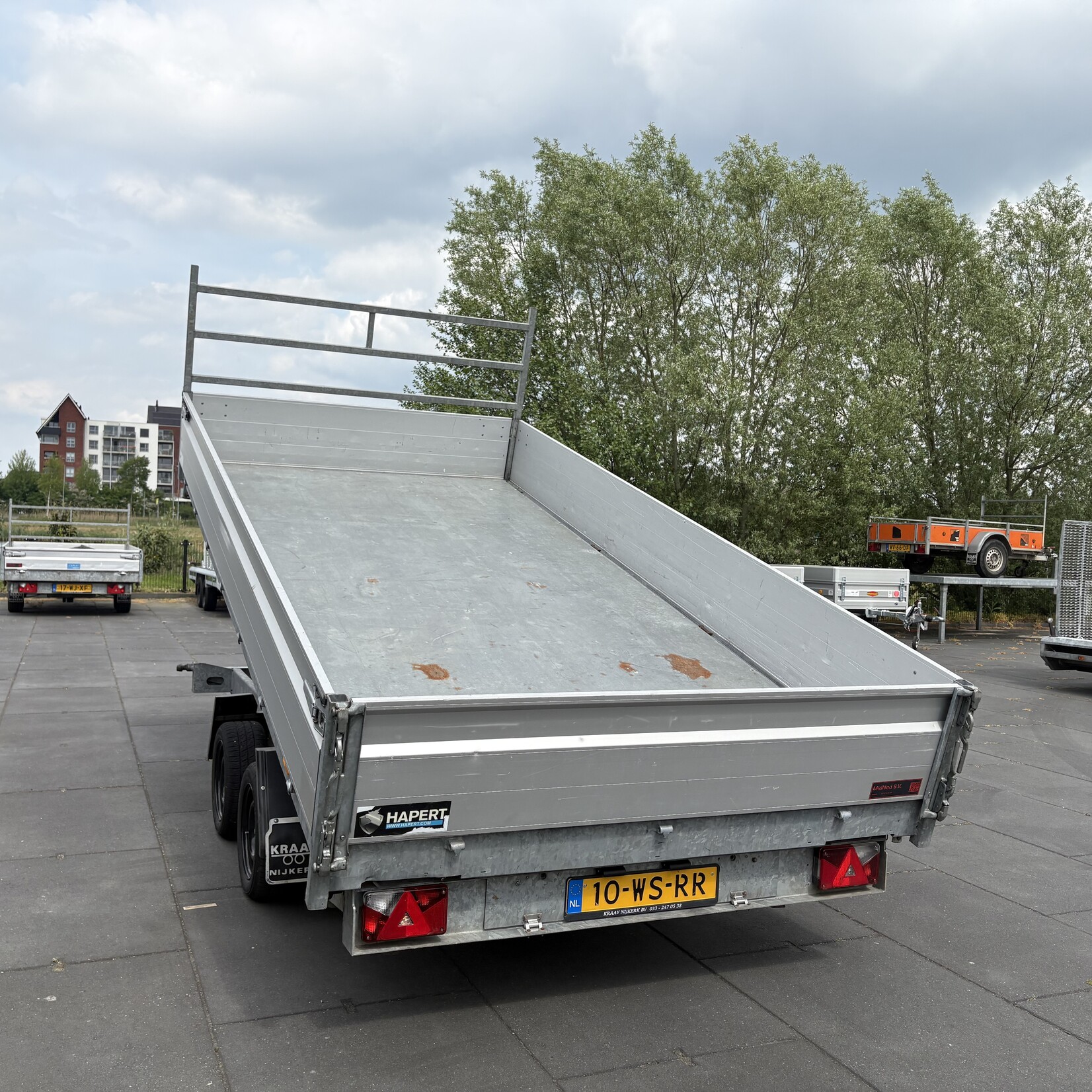 Hapert kipper 405 x 205 3500 kg in goede staat