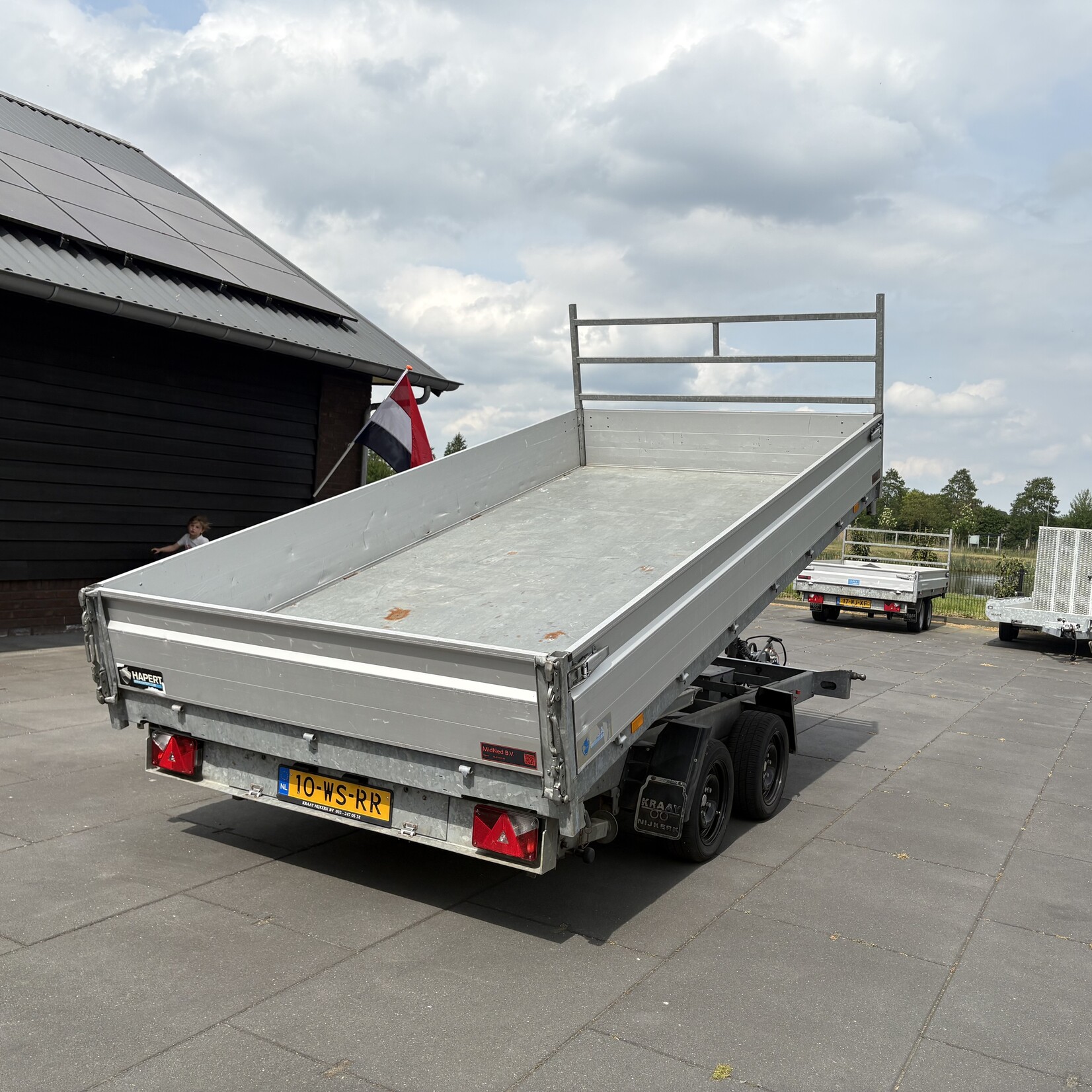 Hapert kipper 405 x 205 3500 kg in goede staat