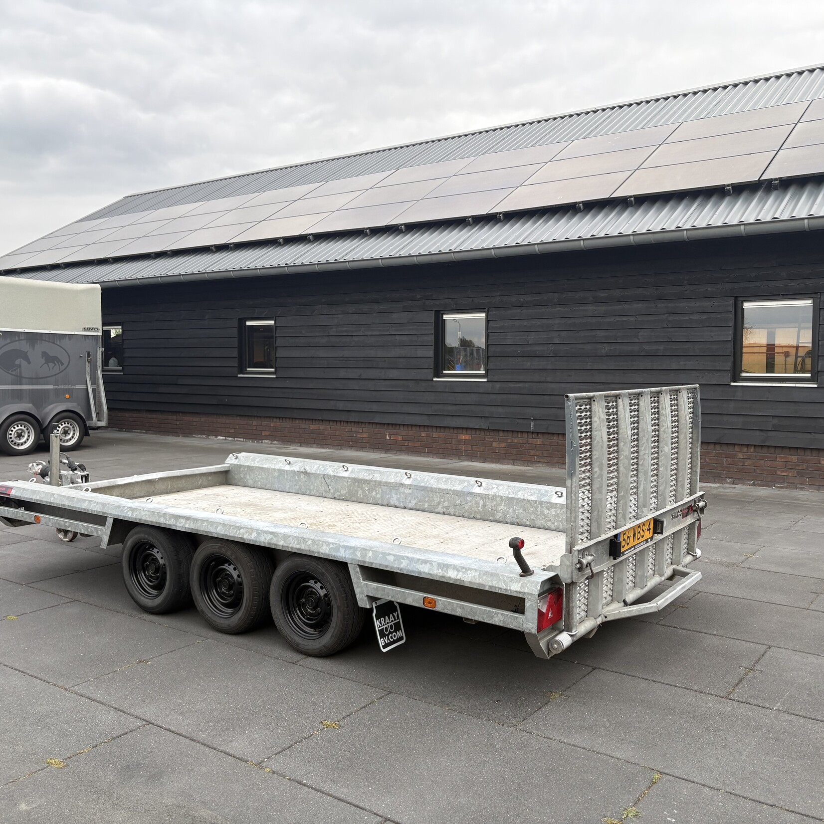 Hulco machine transsporter 3-asser 394 x 184 cm 3500 kg