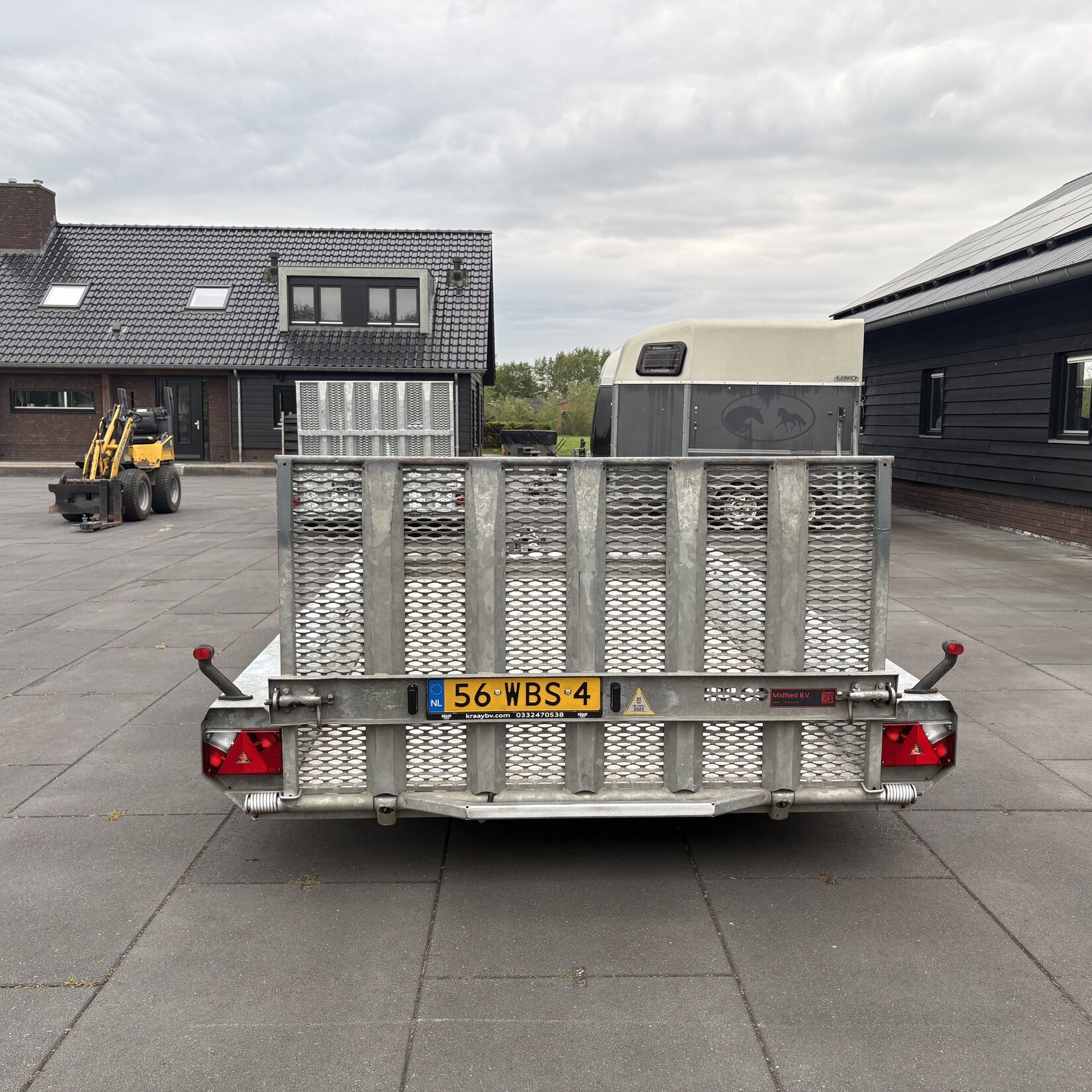 Hulco machine transsporter 3-asser 394 x 184 cm 3500 kg