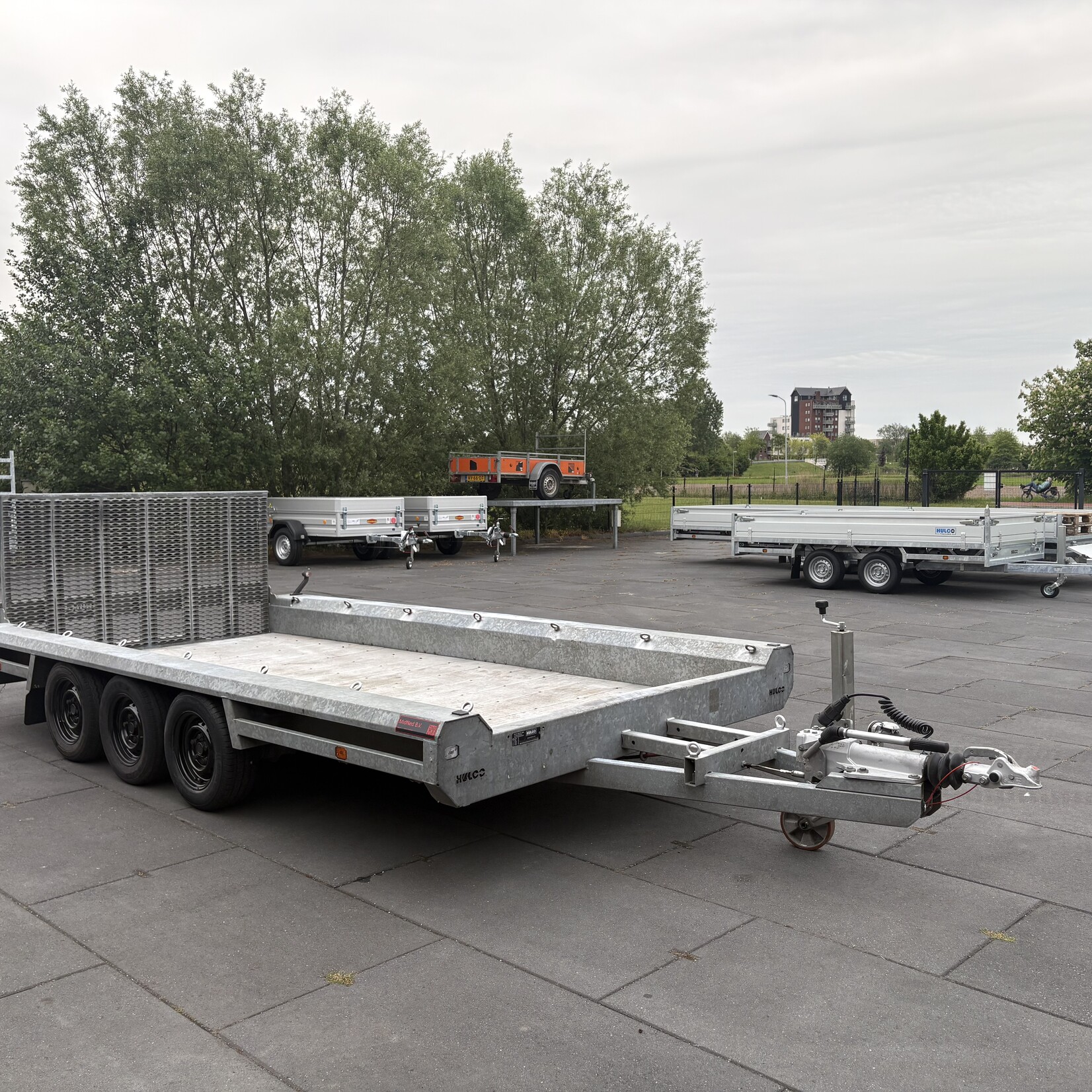 Hulco machine transsporter 3-asser 394 x 184 cm 3500 kg