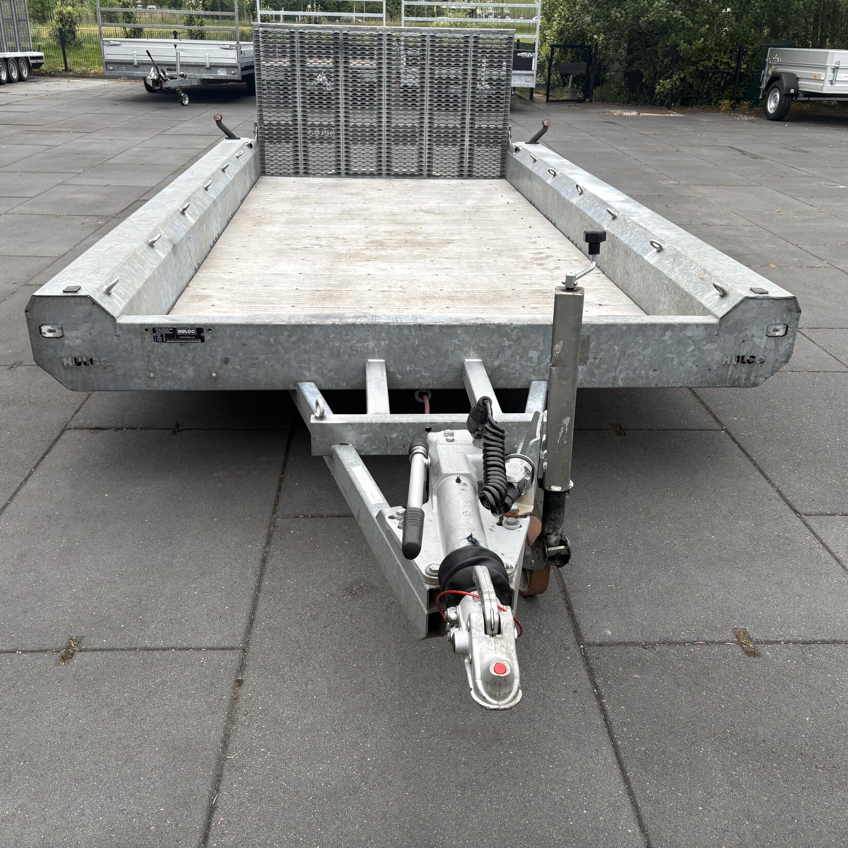 Hulco machine transsporter 3-asser 394 x 184 cm 3500 kg