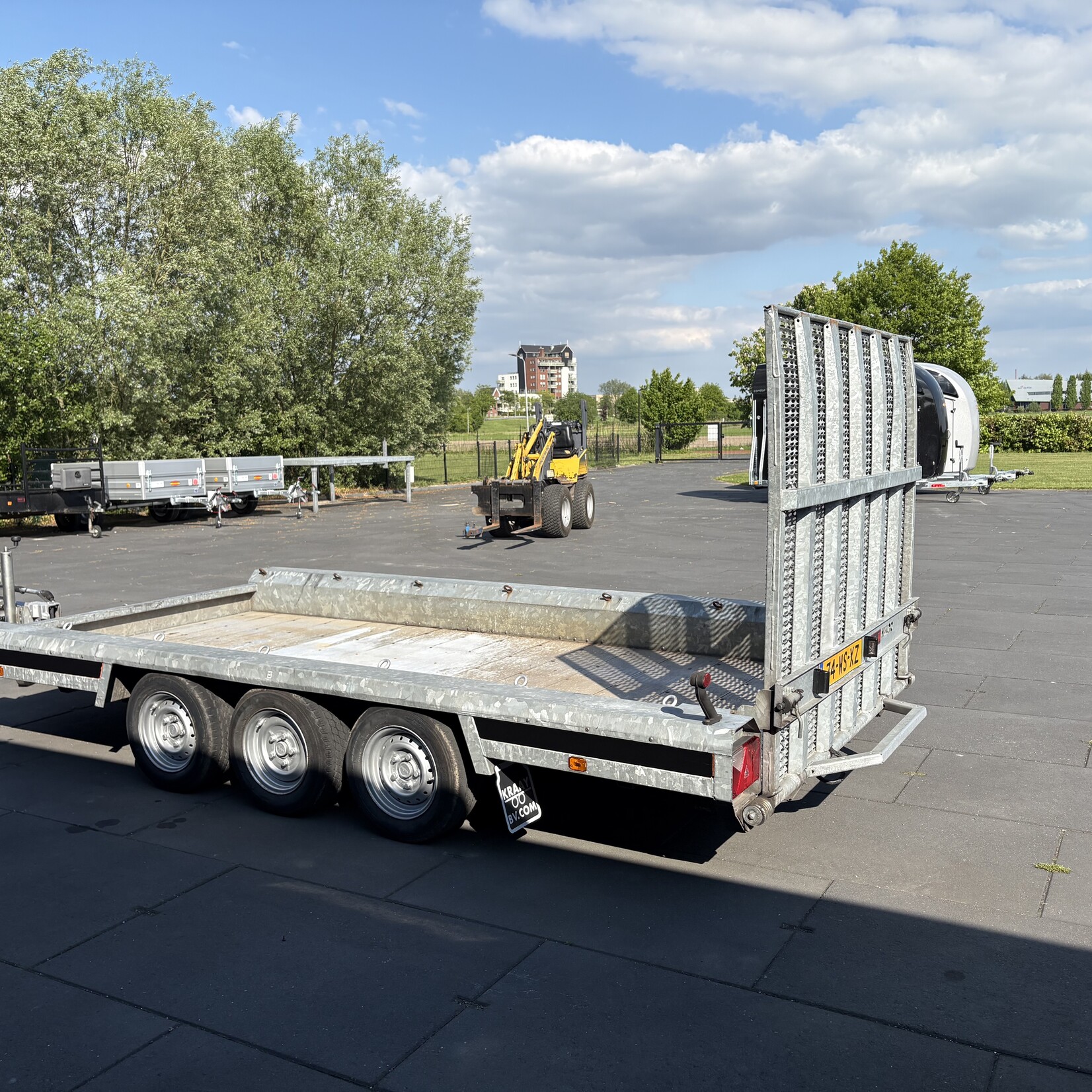 Hulco Terrax 3-asser met 150 cm klep 74-WS-XZ