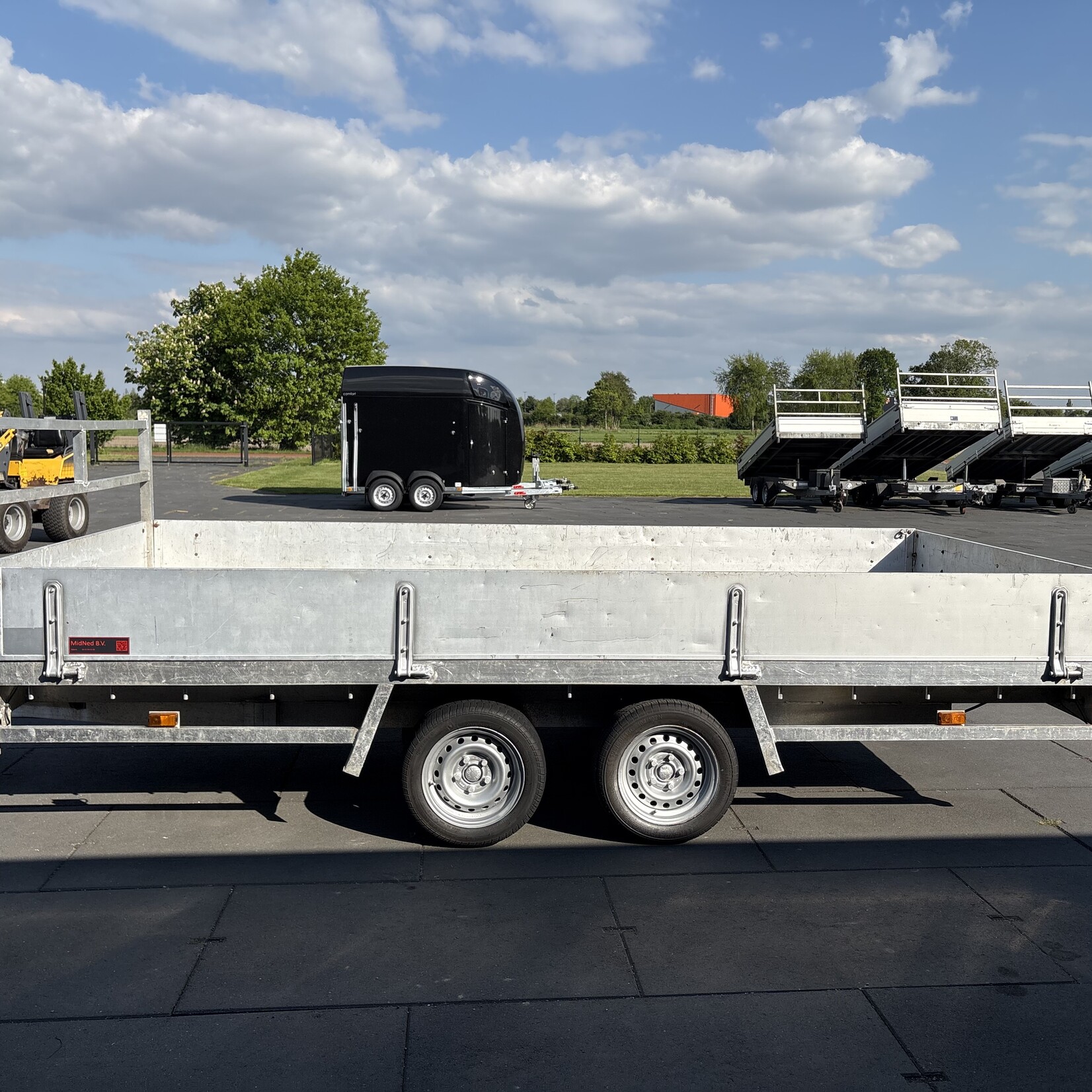 Ultra-Light volledig aluminium Plateauwagen 400 x 200 cm