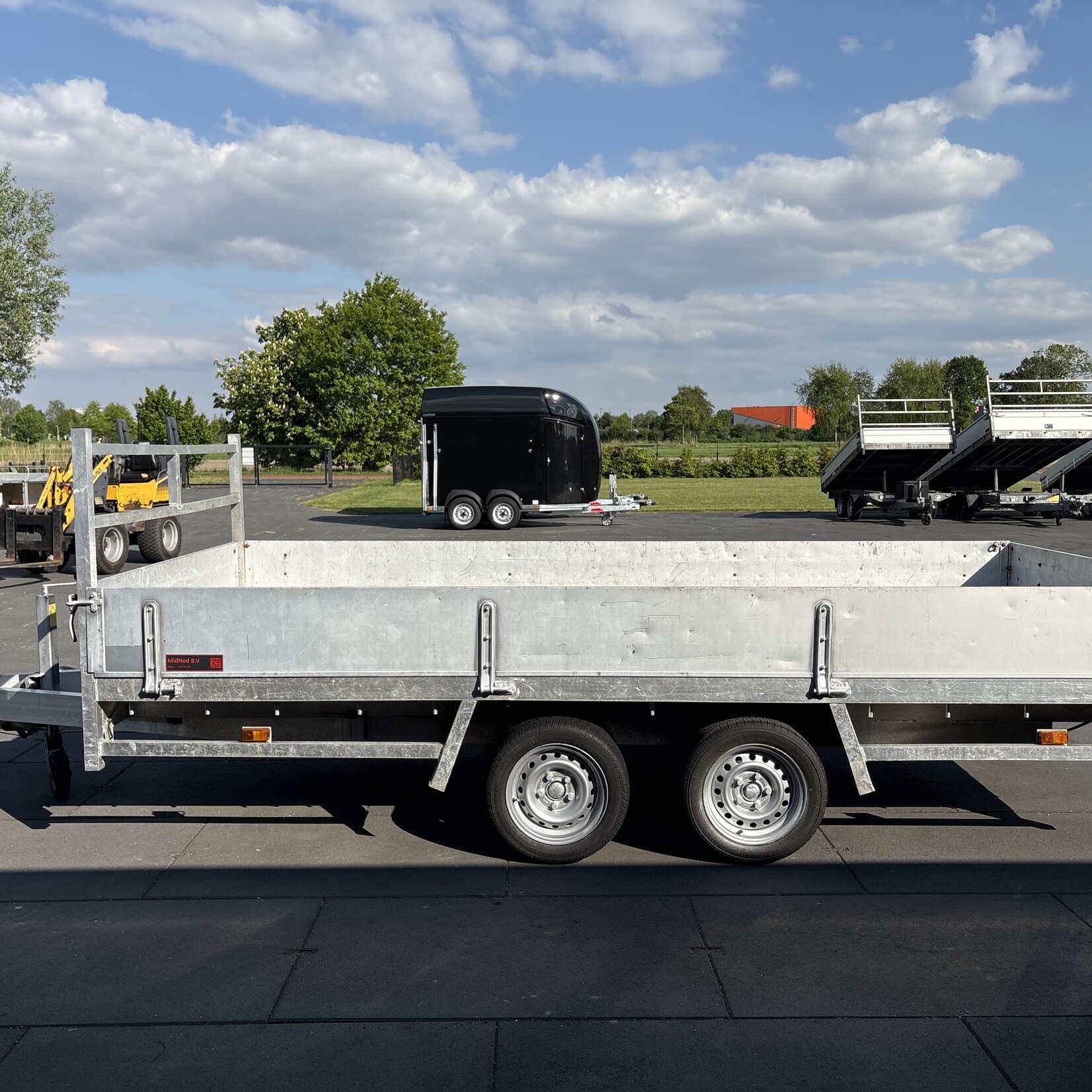 Ultra-Light volledig aluminium Plateauwagen 400 x 200 cm