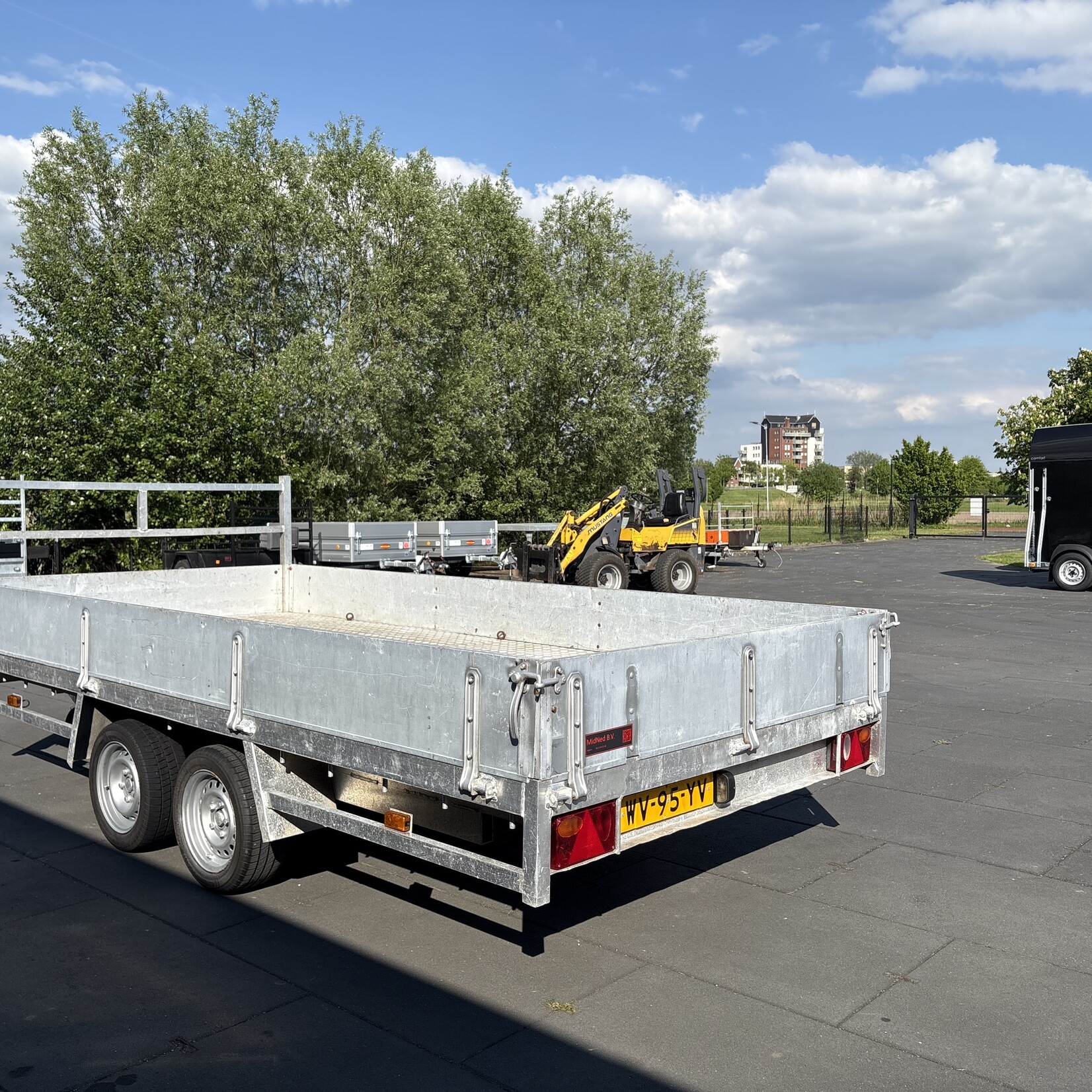 Ultra-Light volledig aluminium Plateauwagen 400 x 200 cm