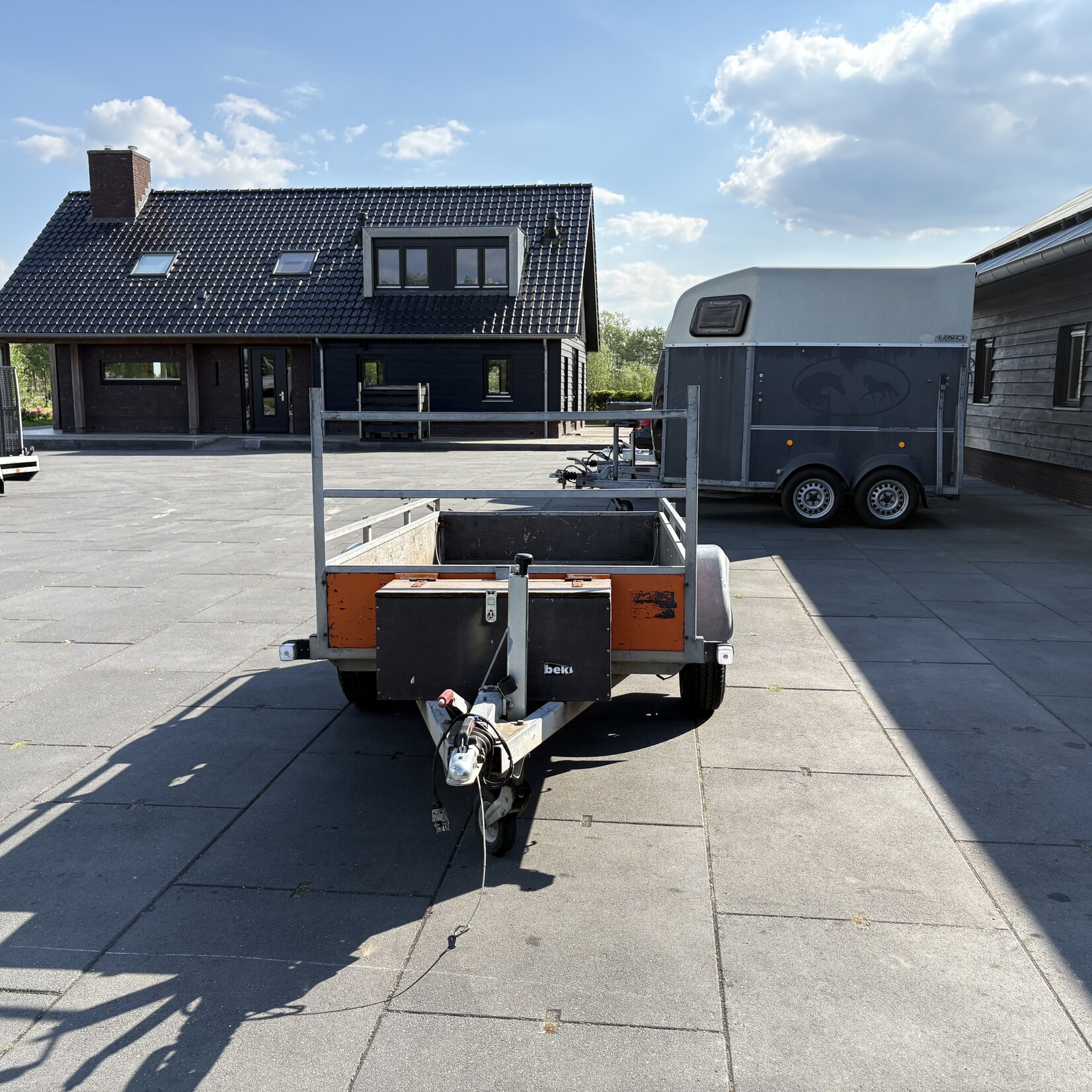 Bakwagen 250 x 130 cm geremd zonder kenteken