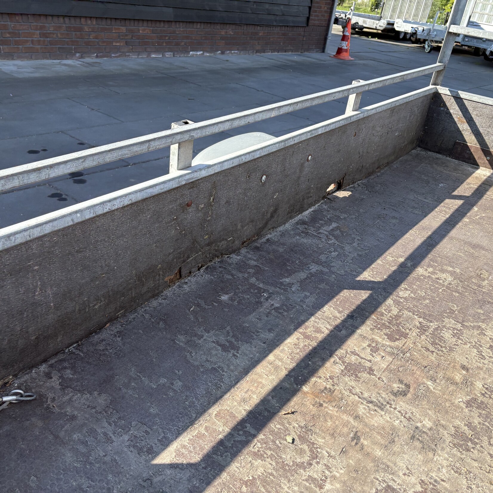 Bakwagen 250 x 130 cm geremd zonder kenteken
