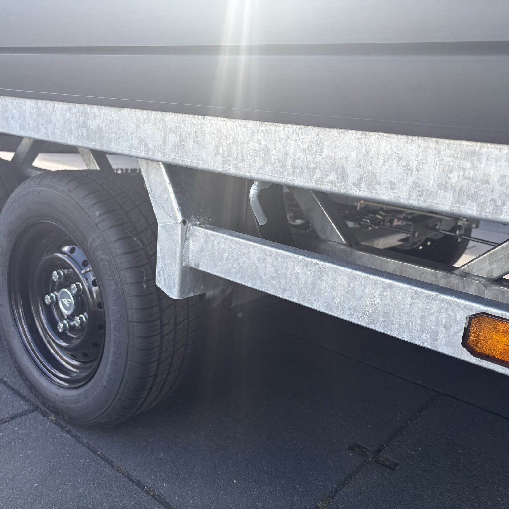 Hulco 611 x 203 cm tridem Go-Getter 3500 kg