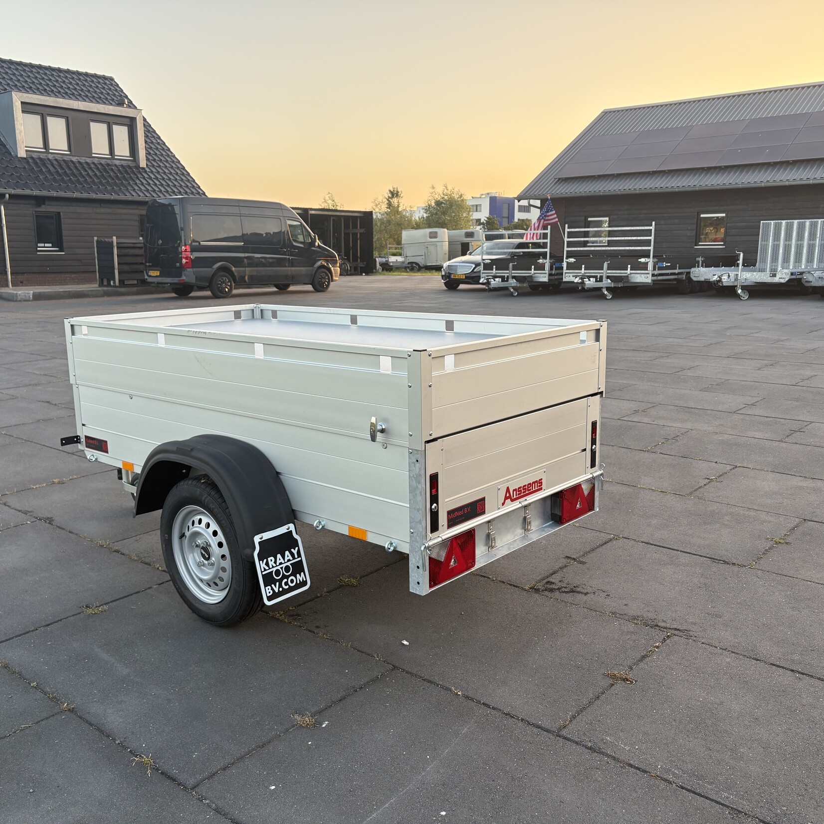 Anssems Bagage wagen 200 x 100 x 48 cm compleet en rij klaar + COC