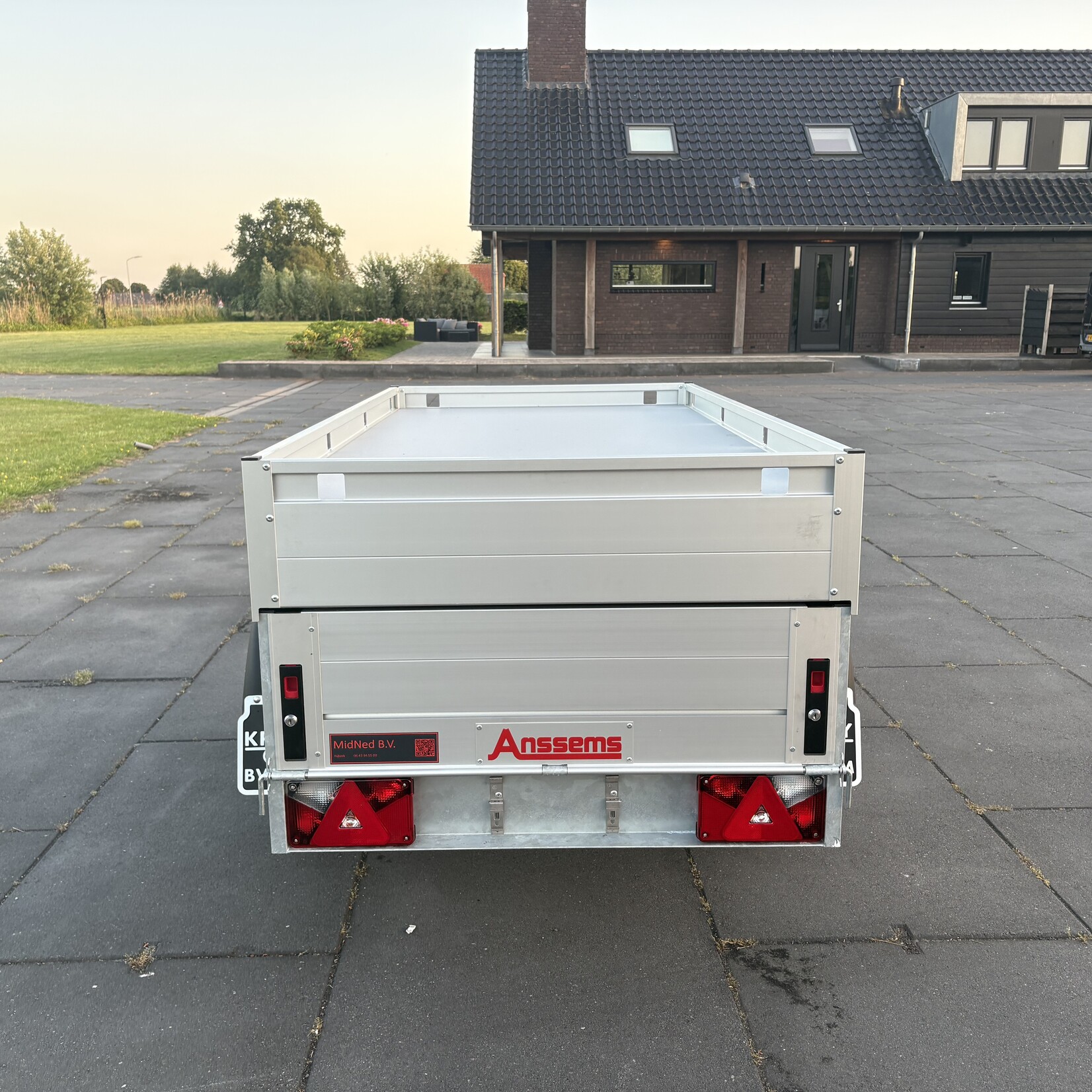 Anssems Bagage wagen 200 x 100 x 48 cm compleet en rij klaar + COC