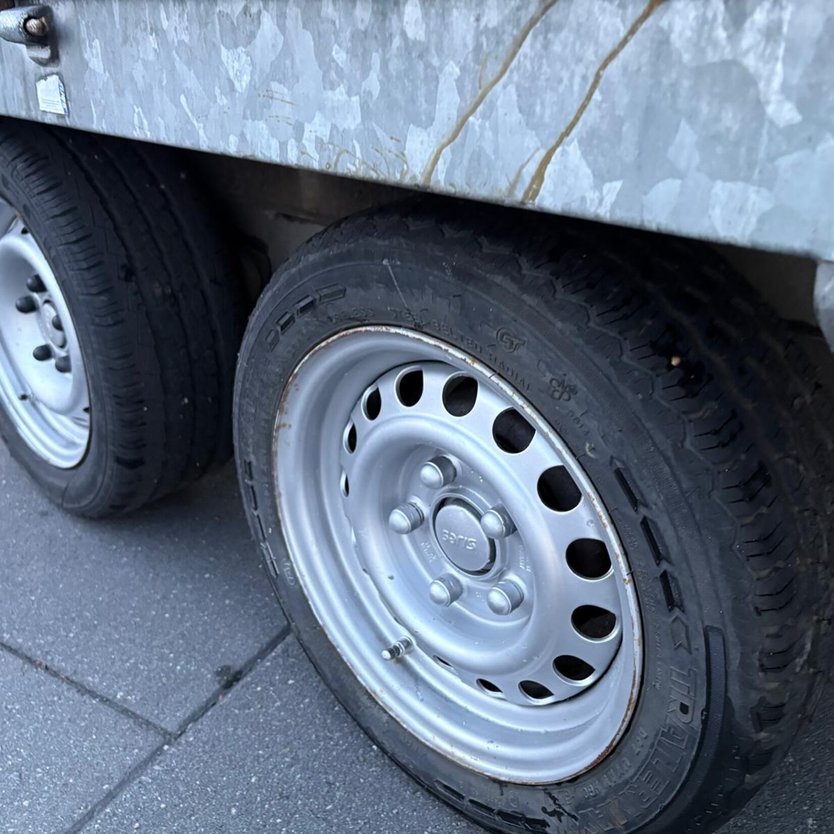 Saris Plateauwagen 270 x 150 cm met vlakzeil