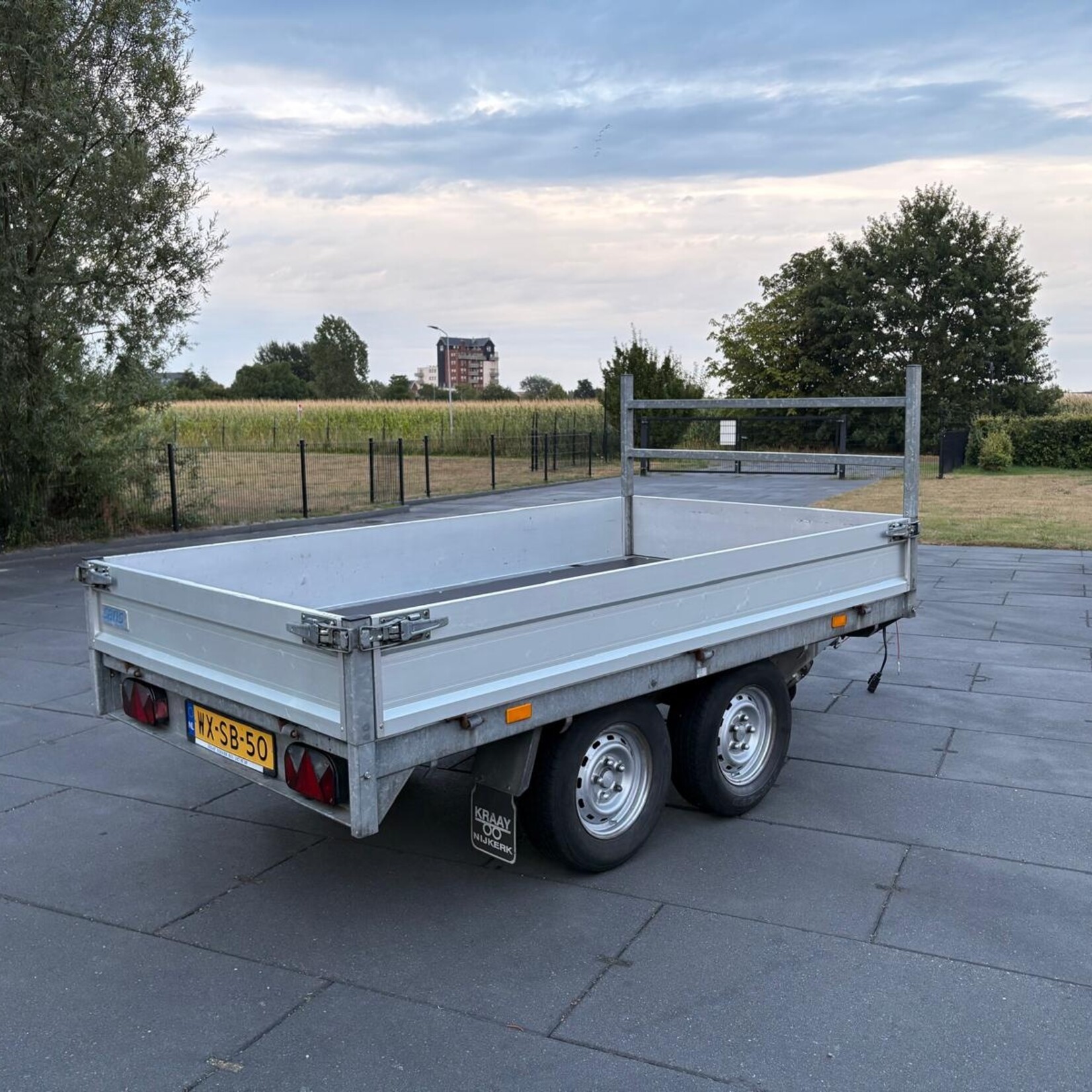 Saris Plateauwagen 270 x 150 cm incl. vloer