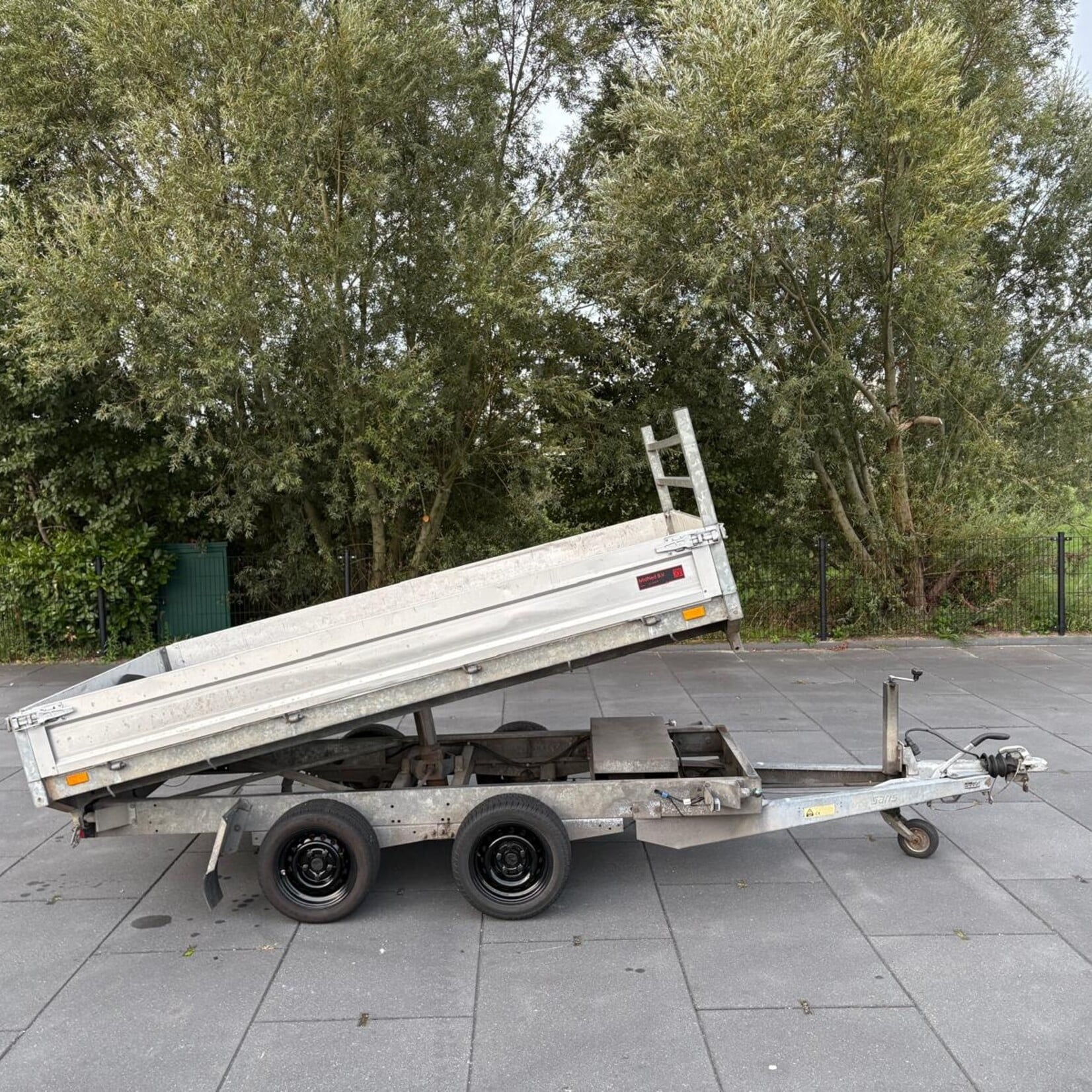 Saris kipper 305 x 174 cm 3-zijdig elektrisch