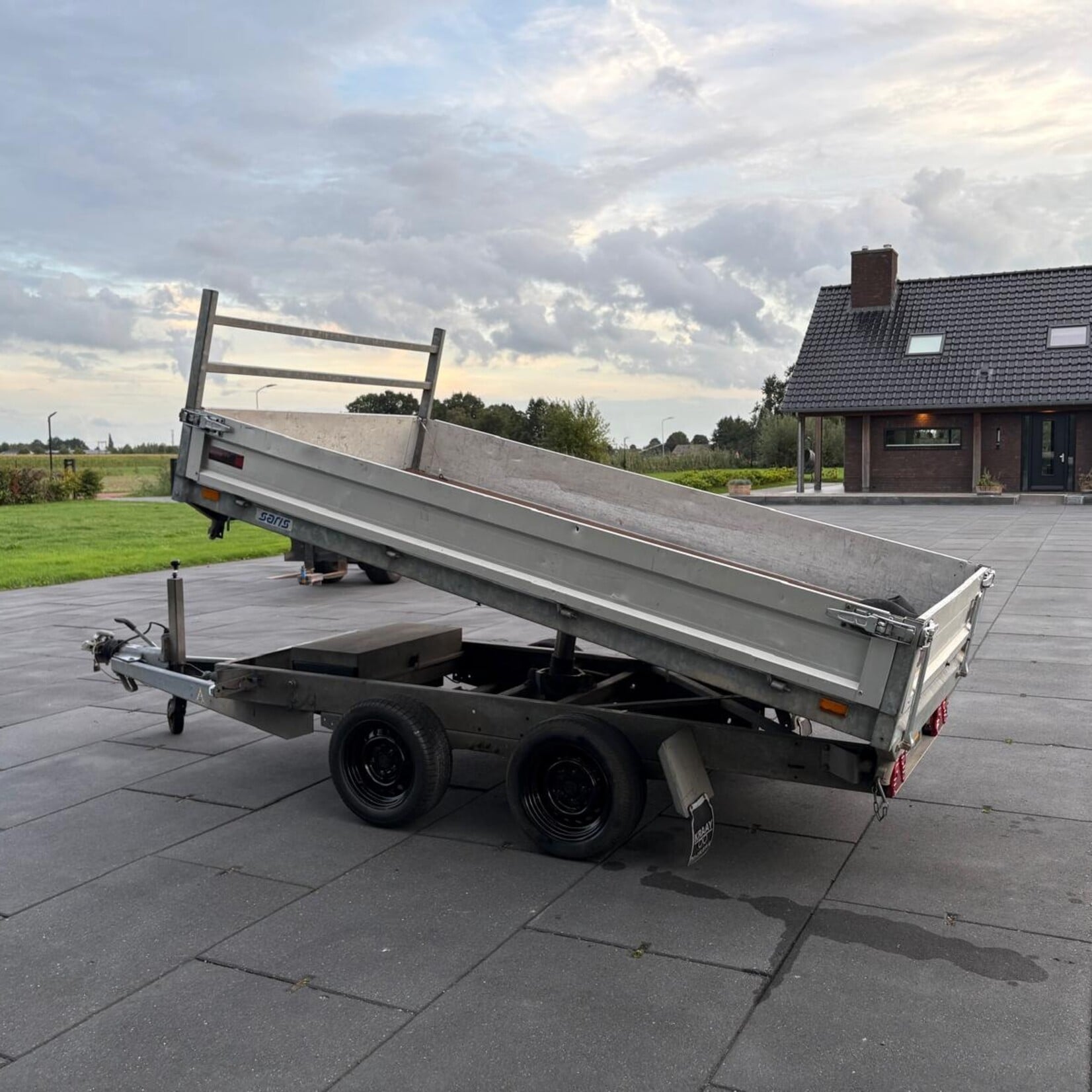 Saris kipper 305 x 174 cm 3-zijdig elektrisch