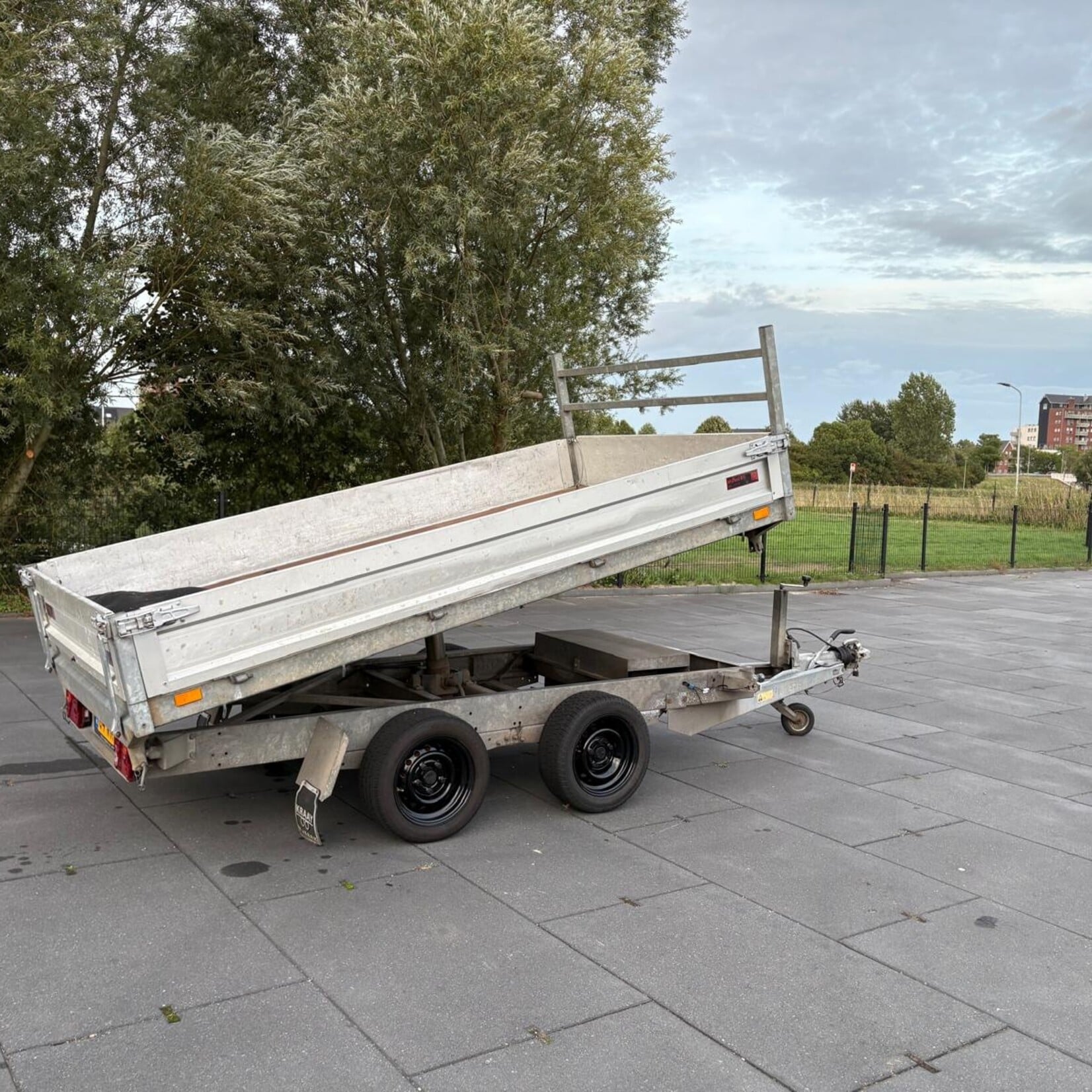 Saris kipper 305 x 174 cm 3-zijdig elektrisch