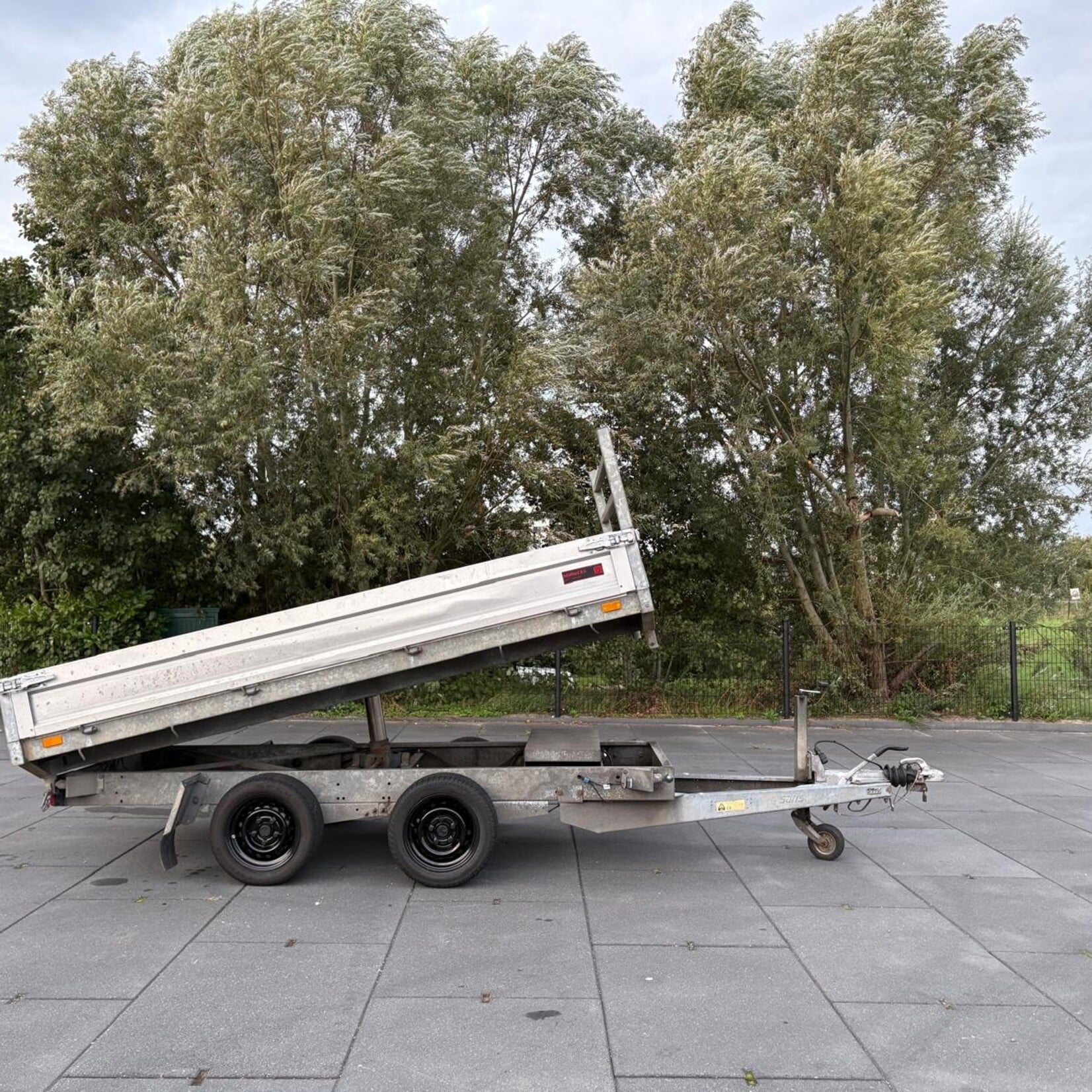 Saris kipper 305 x 174 cm 3-zijdig elektrisch