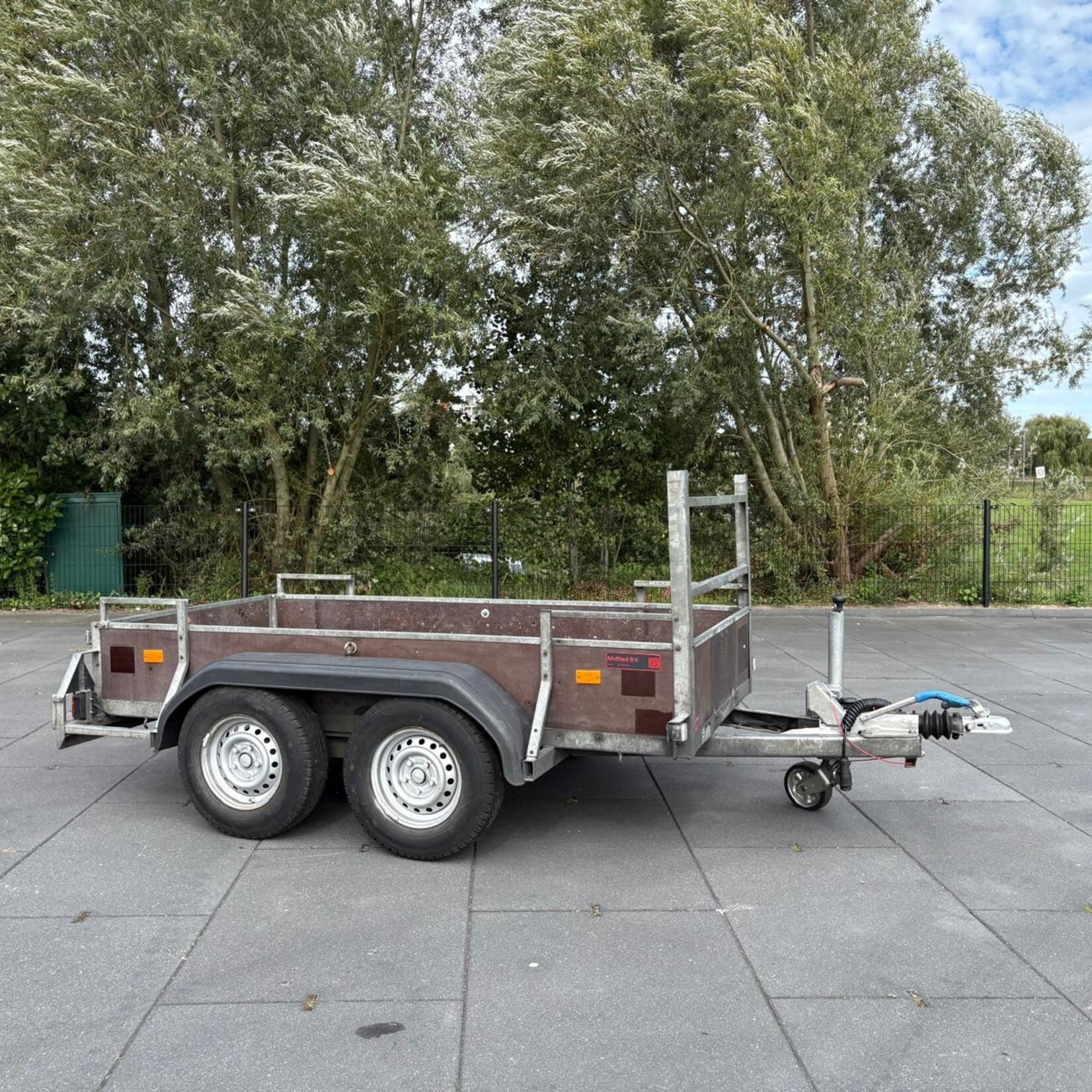 Bakwagen 250 x 145 cm Sallas 1500 kg tandemasser!