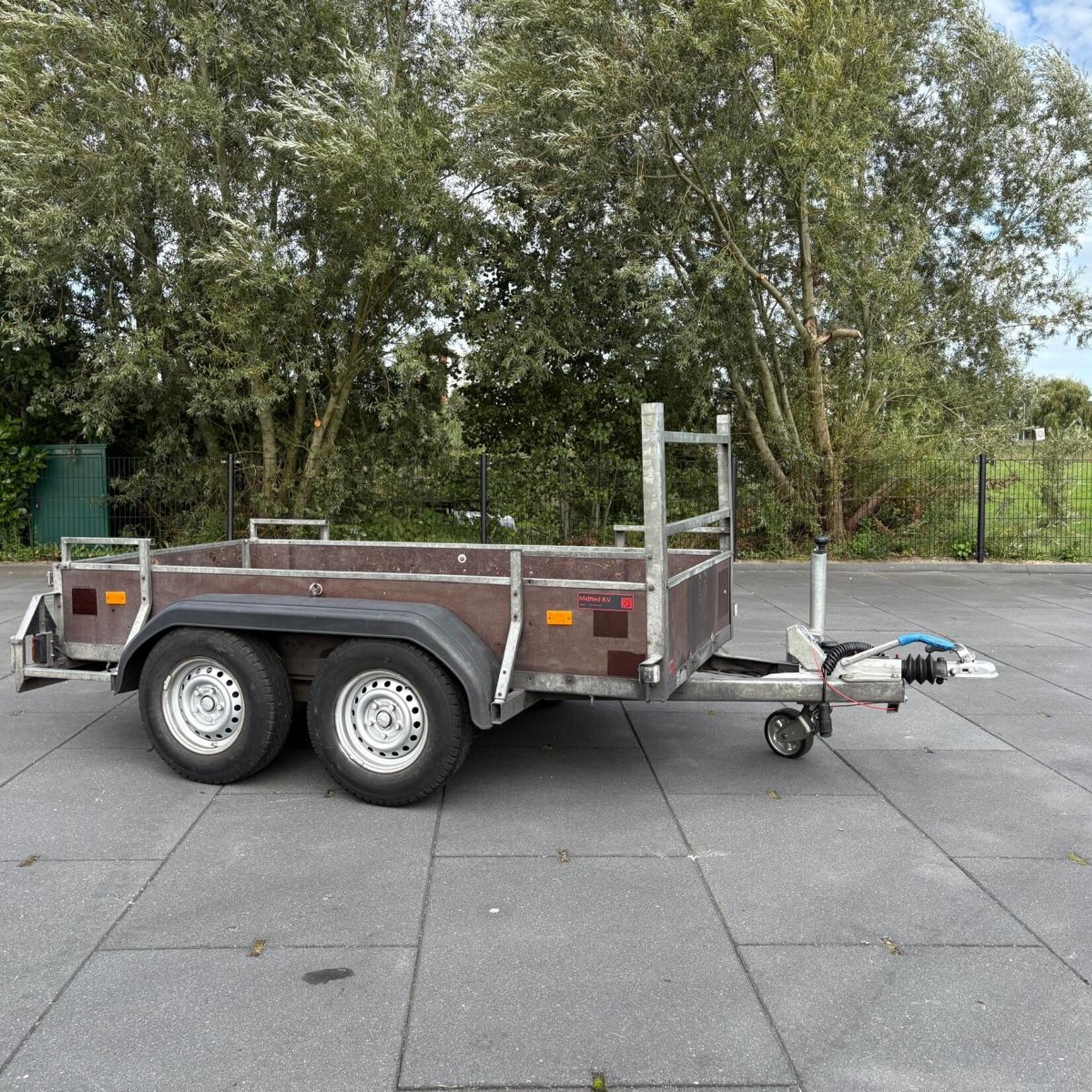 Bakwagen 250 x 145 cm Sallas 1500 kg tandemasser!