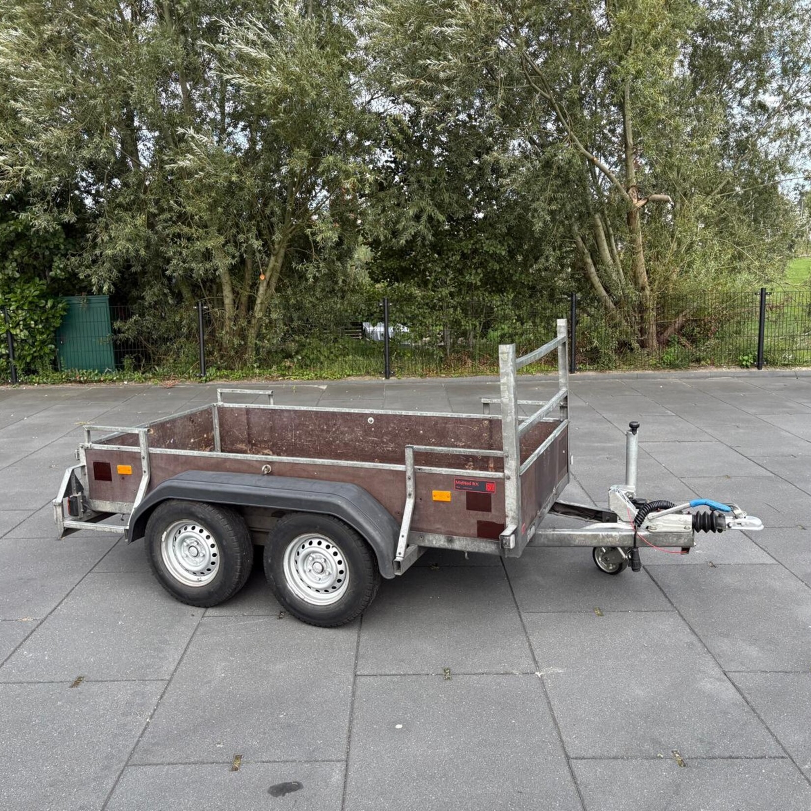 Bakwagen 250 x 145 cm Sallas 1500 kg tandemasser!