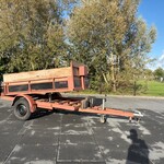 Kipper enkel as bakwagen volledig staal 250 x 135 cm