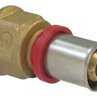 Fornara Fornara ForPress Schroefbus - Pers x Binnendraad - Messing - 20mm x 3/4"