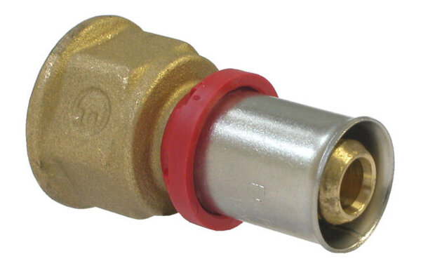 Fornara Fornara ForPress Schroefbus - Pers x Binnendraad - Messing - 20mm x 3/4"