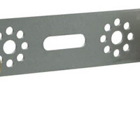 Fornara Fornara Forpress Gemini Dubbele Muurplaatkoppeling - Pers x Binnendraad - Messing - 16mm x 1/2"