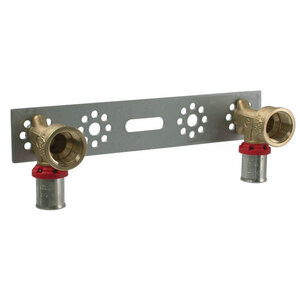 Fornara Forpress Gemini Dubbele Muurplaatkoppeling - Pers x Binnendraad - 16x1/2