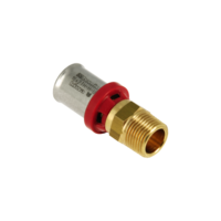 Bonfix Bonfix Alu-Pers Puntstuk - Pers x Buitendraad - Messing - 16mm x 3/8"