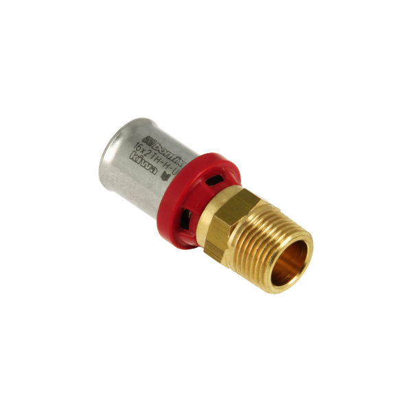 Bonfix Bonfix Alu-Pers Puntstuk - Pers x Buitendraad - Messing - 16mm x 3/8"