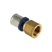 Bonfix Bonfix Alu-Pers Schroefbus - Pers x Binnendraad - Messing - 20mm x 1/2"