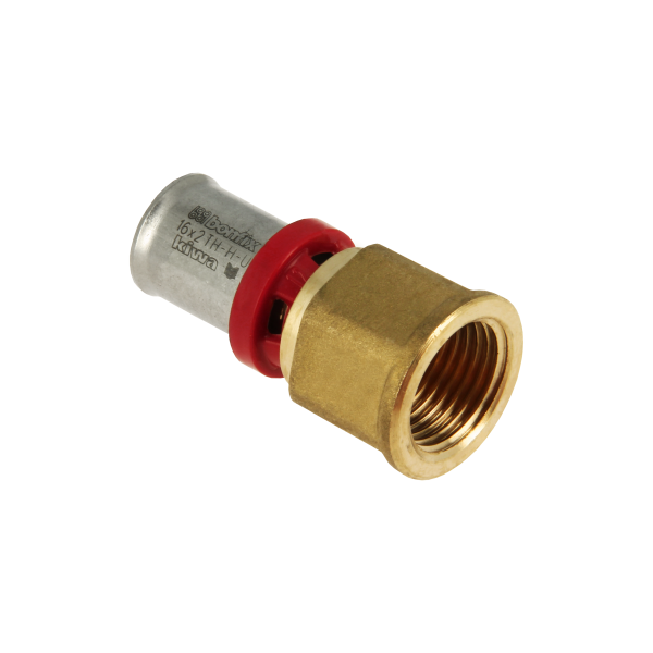 Bonfix Bonfix Alu-Pers Schroefbus - Pers x Binnendraad - Messing - 16mm x 3/4"