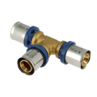 Bonfix Bonfix Alu-Pers T-Koppeling - Pers - Messing - 20x20x20mm