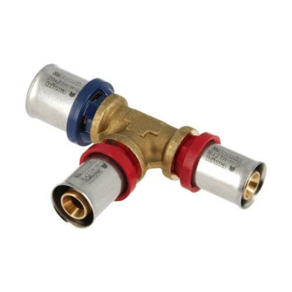 Bonfix Bonfix Alu-Pers Verlopend T-Koppeling - Pers - Messing - 20x16x16mm