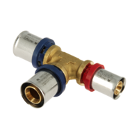 Bonfix Bonfix Alu-Pers Verlopend T-Koppeling - Pers - Messing - 20x20x16mm