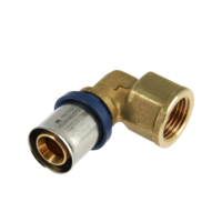 Bonfix Bonfix Alu-Pers Kniekoppeling - Pers x Binnendraad - Messing - 20mm x 3/4"