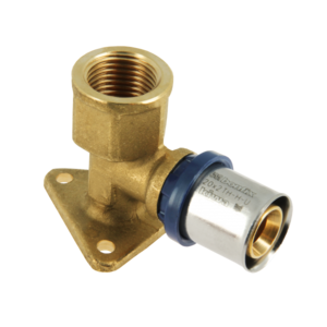 Bonfix Alu-Pers Muurplaatkoppeling - 47mm - Pers x Binnendraad - 20x1/2